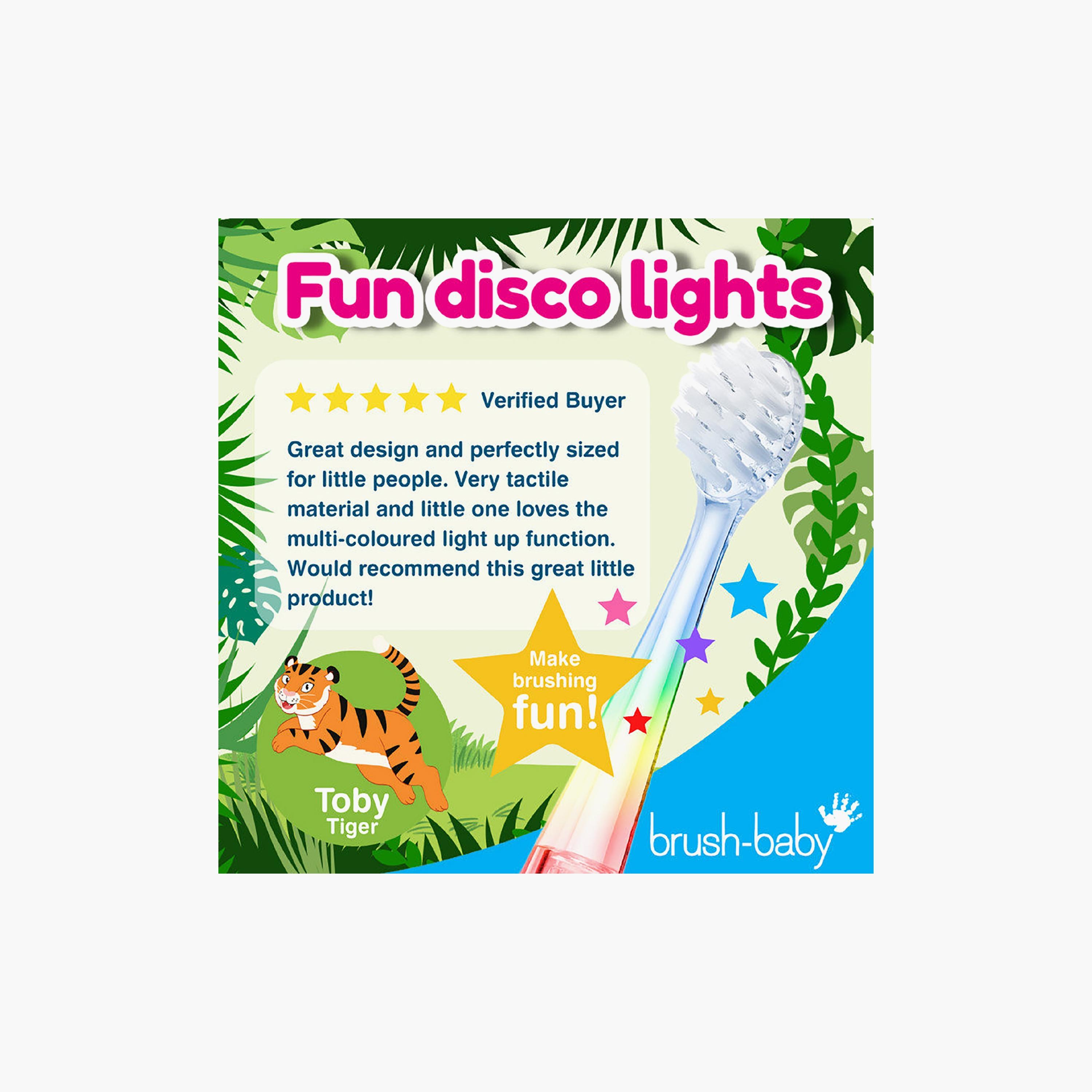 Brush Baby WildOnes Rechargeable Sonic Toothbrush - Tiger-baby-bathandcare-oralcare-image-5