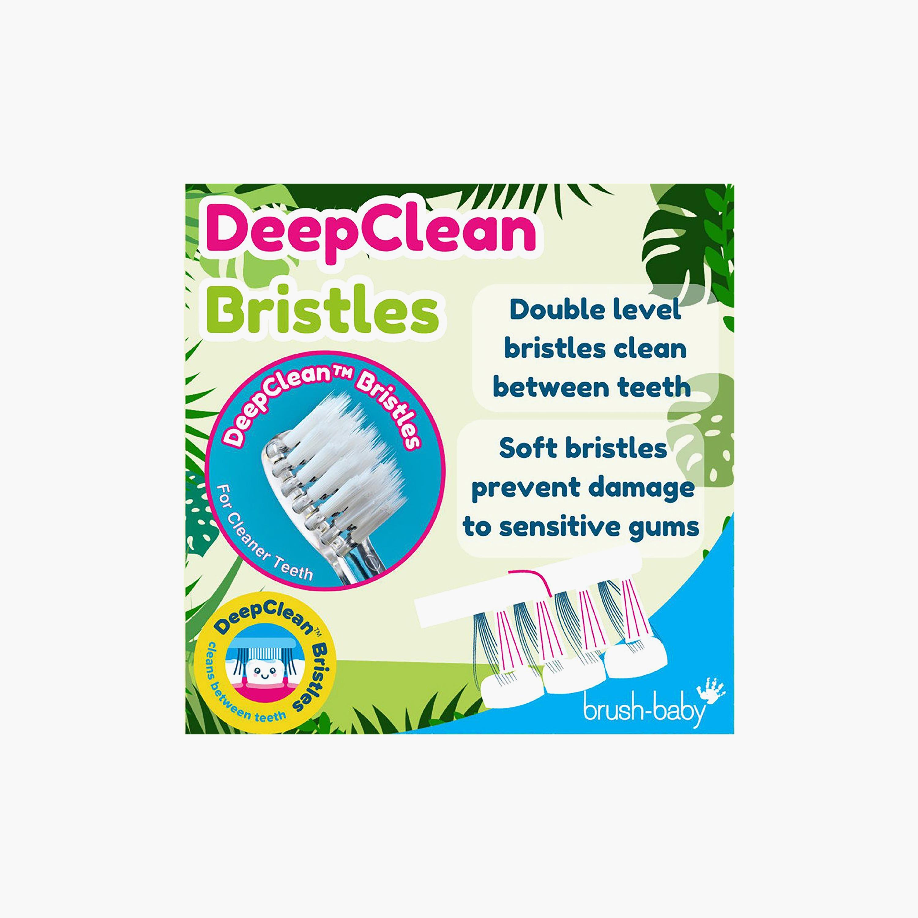 Brush Baby 4-Piece WildOnes Sonic Toothbrush Replacement Brush Heads-baby-bathandcare-oralcare-image-3