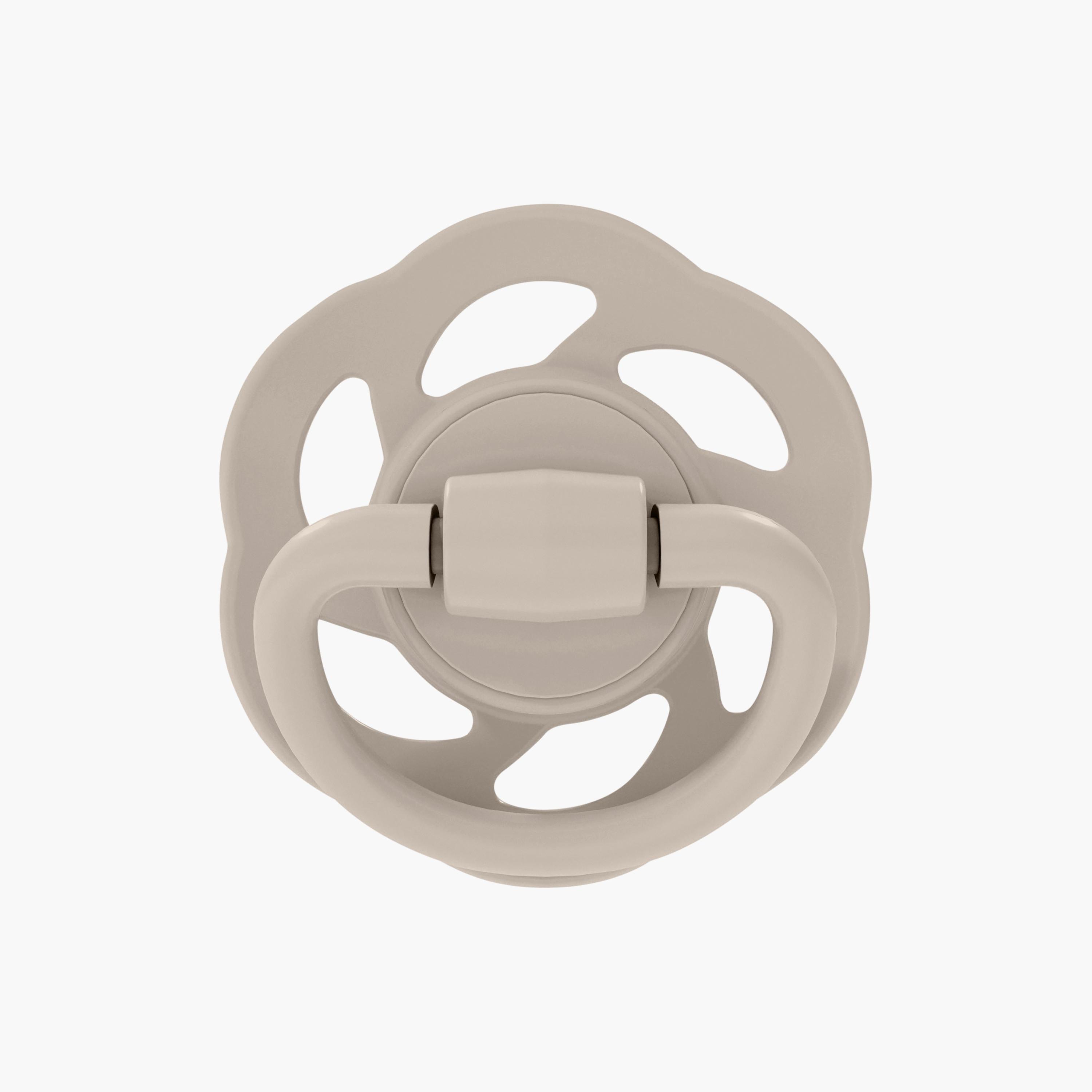 Nip 2-Piece Cherry Pacifier Round Soother - 0-6 Months - Purple & Grey-baby-feeding-pacifiers-image-3
