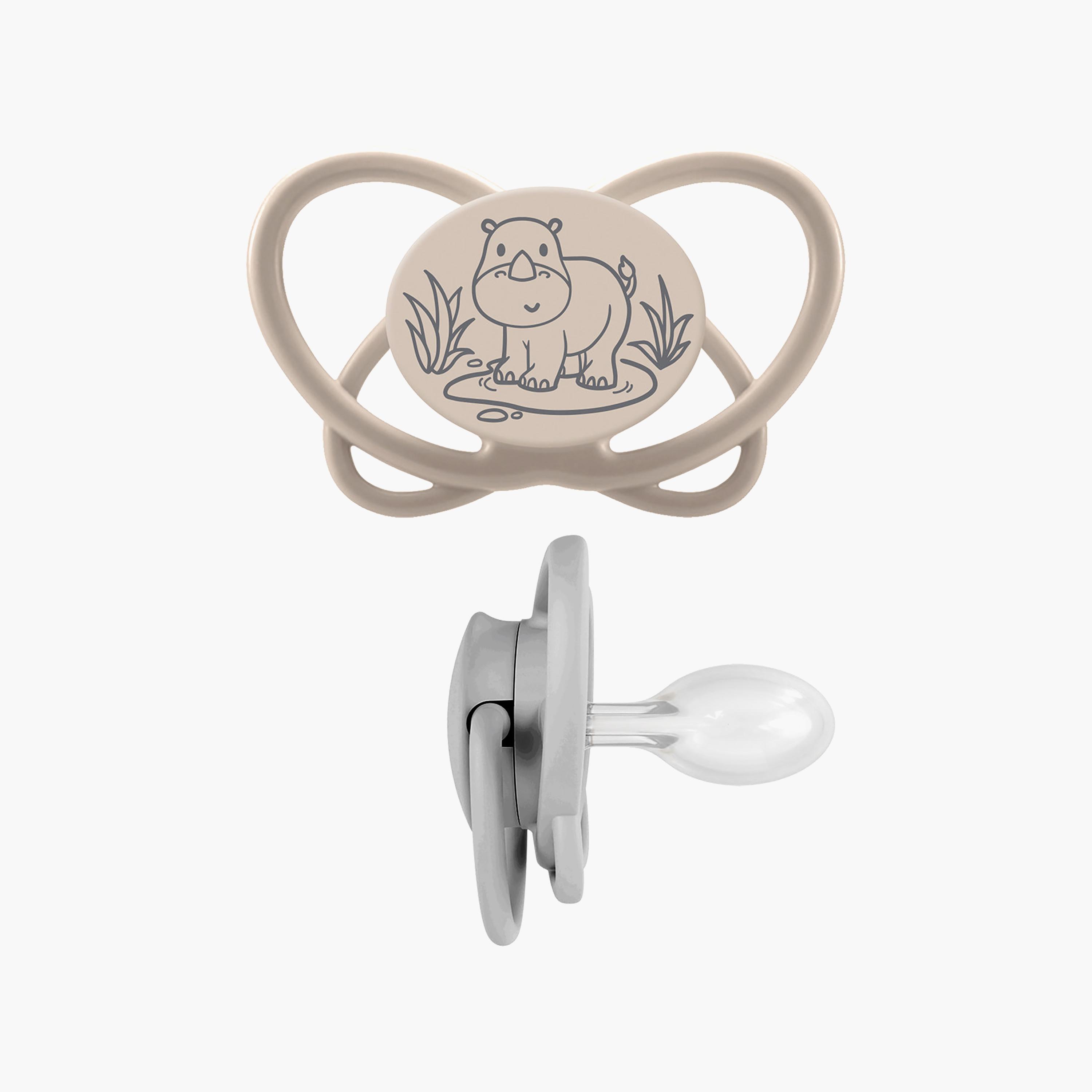 لهاية فراشة صديقة للبيئة لتقويم الأسنان مع علبة تعقيم قطعتين - 0-6 أشهر من نيب-baby-feeding-pacifiers-image-4