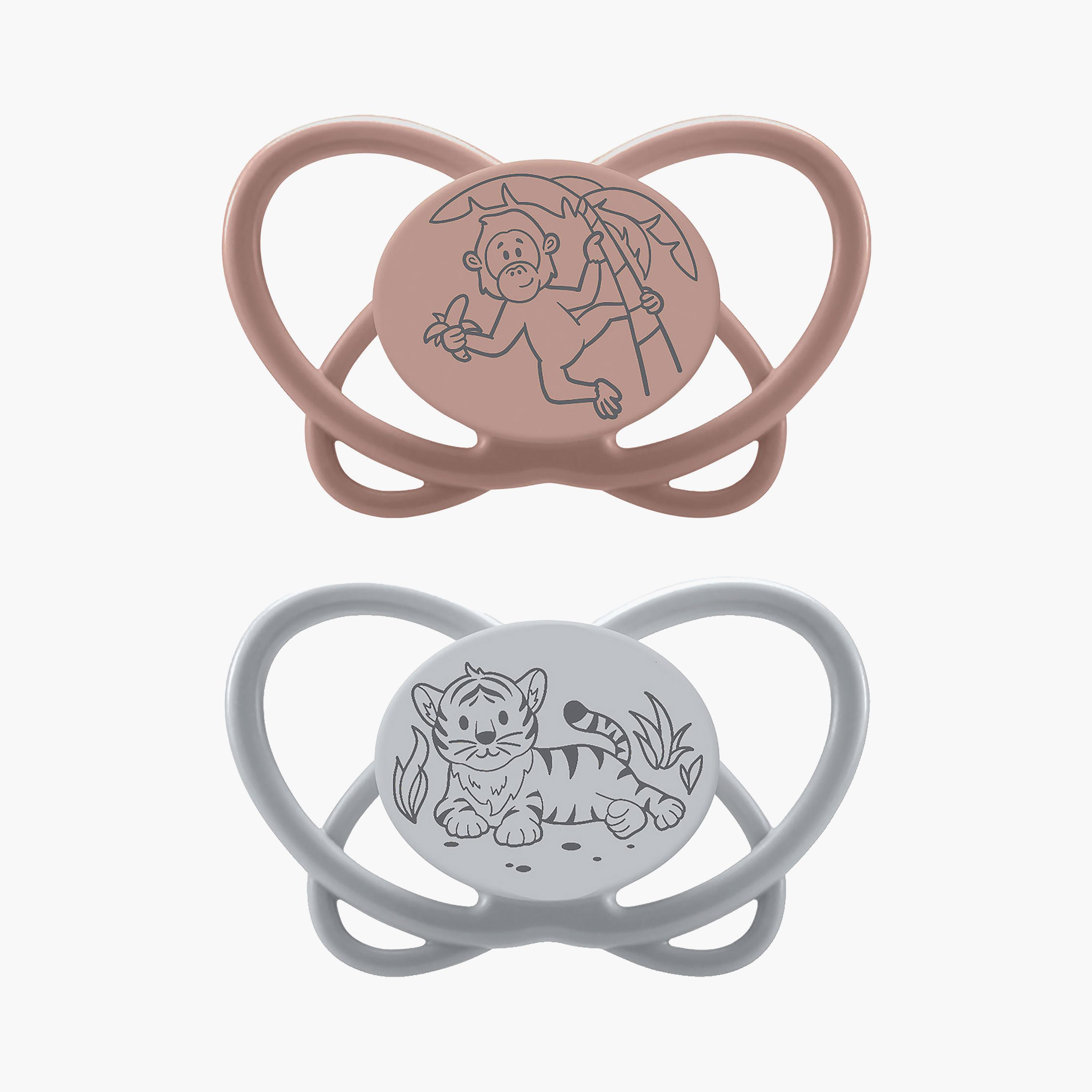 Nip 2-Piece Eco-Friendly Butterfly Orthodontic Soother & Sterilizer Case - 16-32 Months-baby-feeding-pacifiers-image-6