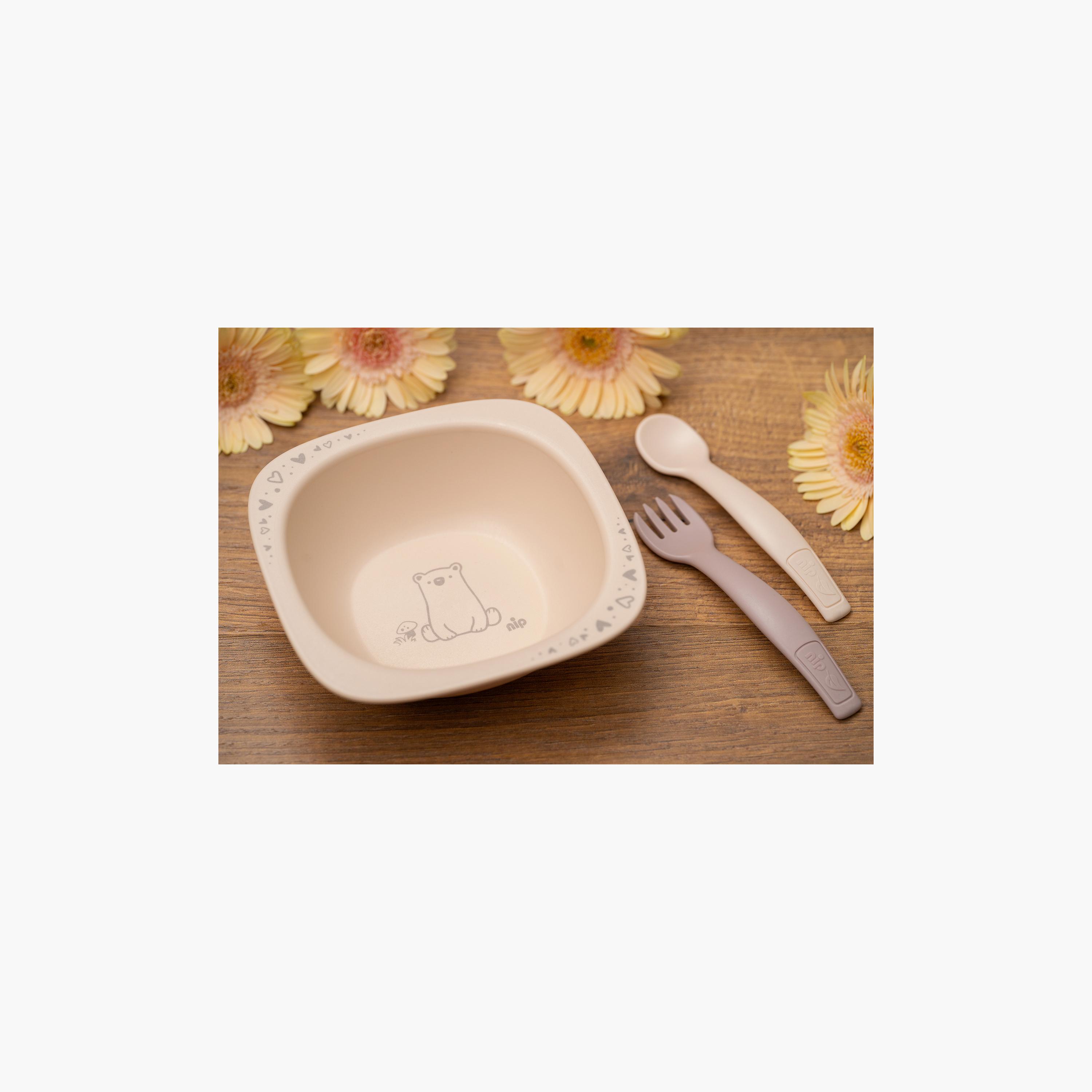 Nip Bio Based plastic Cutlery Spoon & Fork Set-baby-feeding-mealtimeessentials-image-5