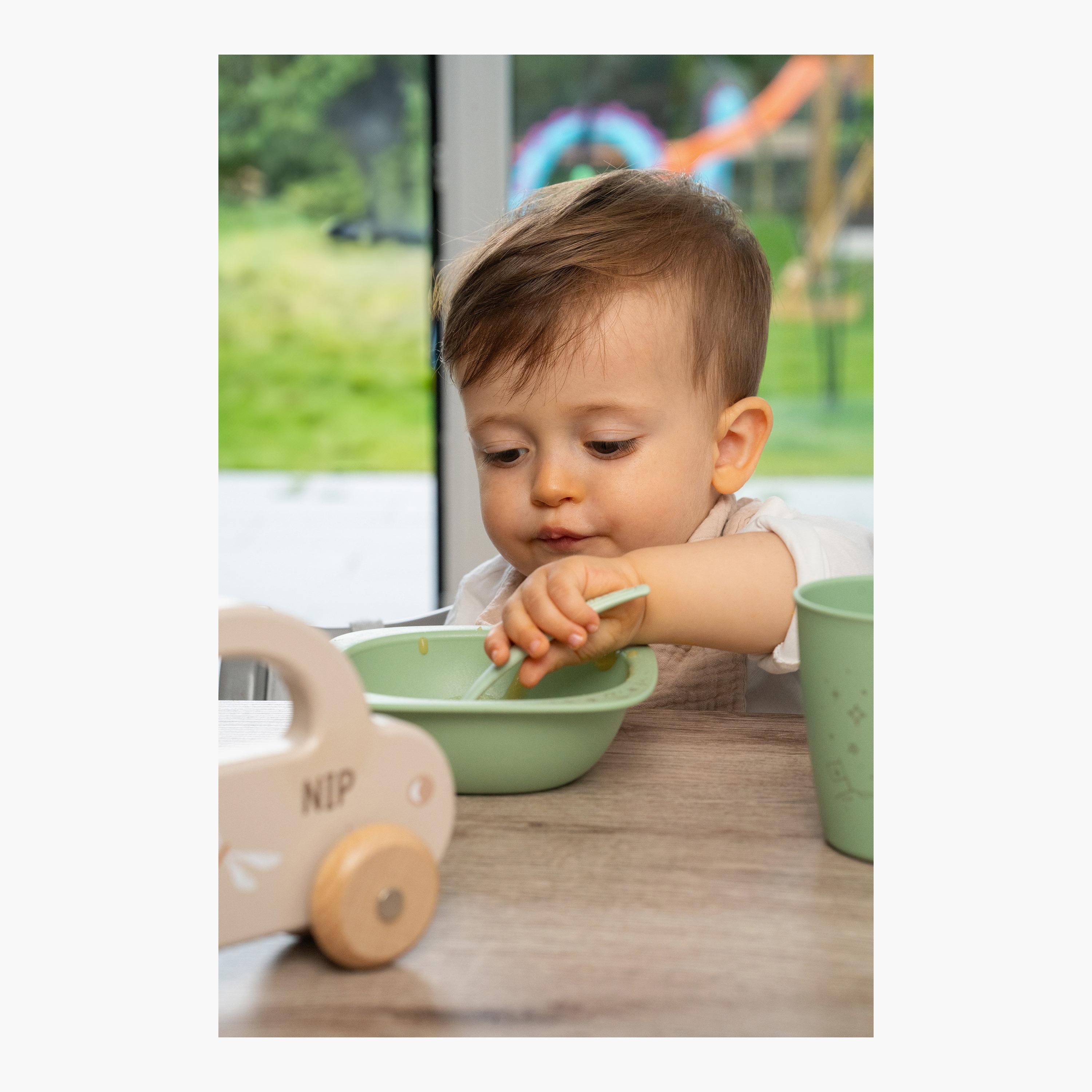 Nip Eco-Friendly Baby Feeding Bowl Set - Green-baby-feeding-mealtimeessentials-image-14