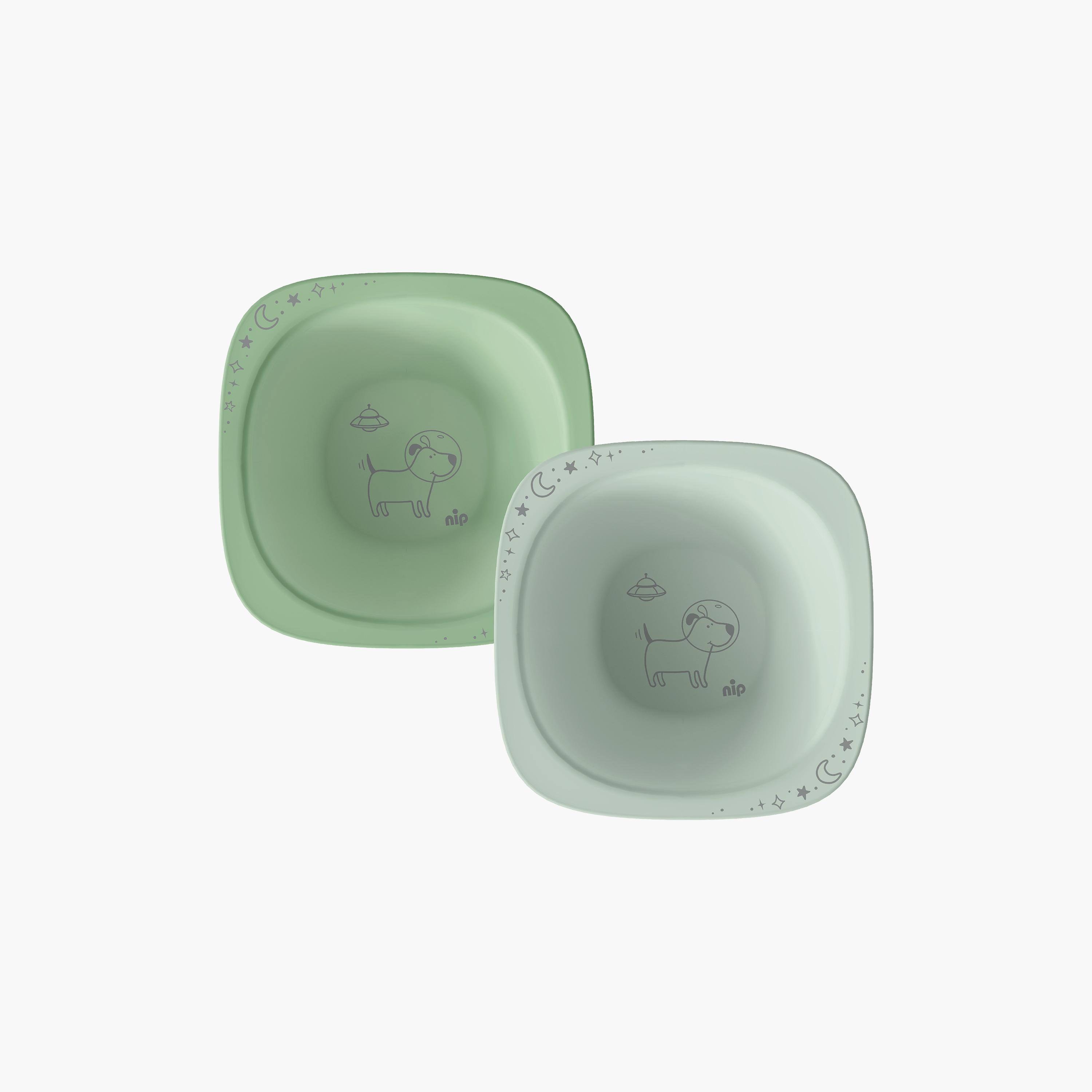 Nip Eco-Friendly Baby Feeding Bowl Set - Green-baby-feeding-mealtimeessentials-image-8