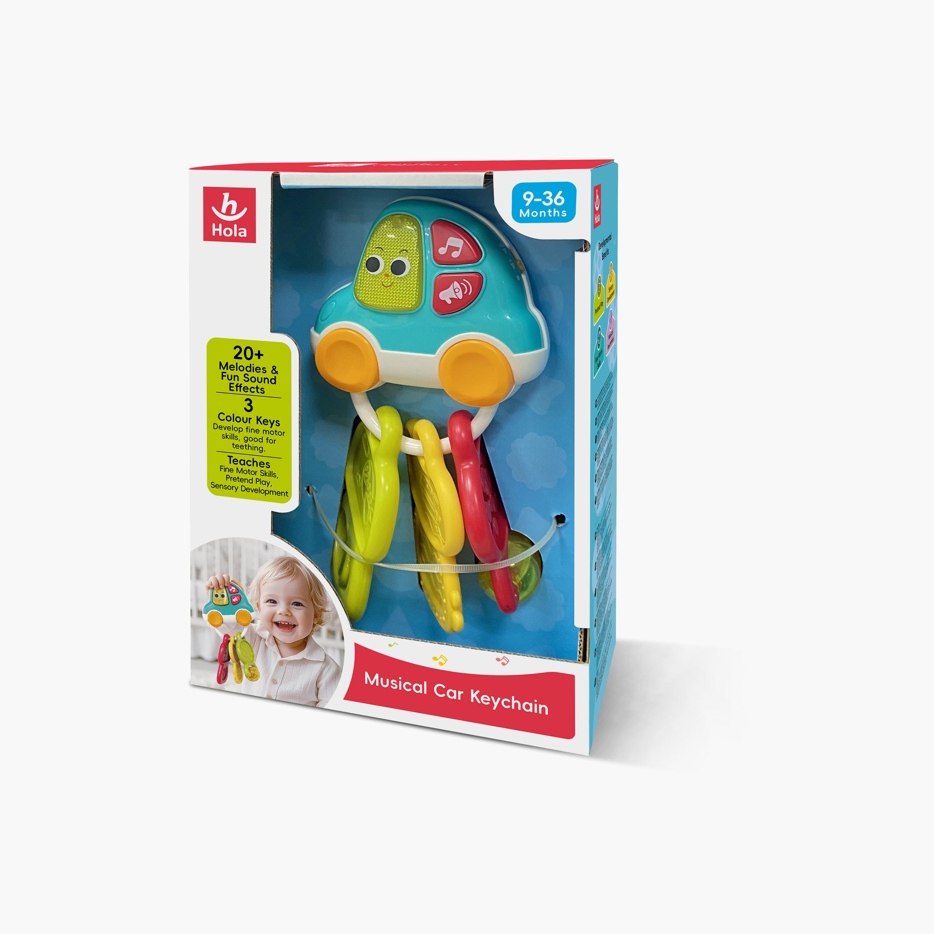 MonthsHola Musical Car Key Toy & Teething Keys - 9-12 Months-toys-babyandtoddlertoys-rattlesandteethers-image-5