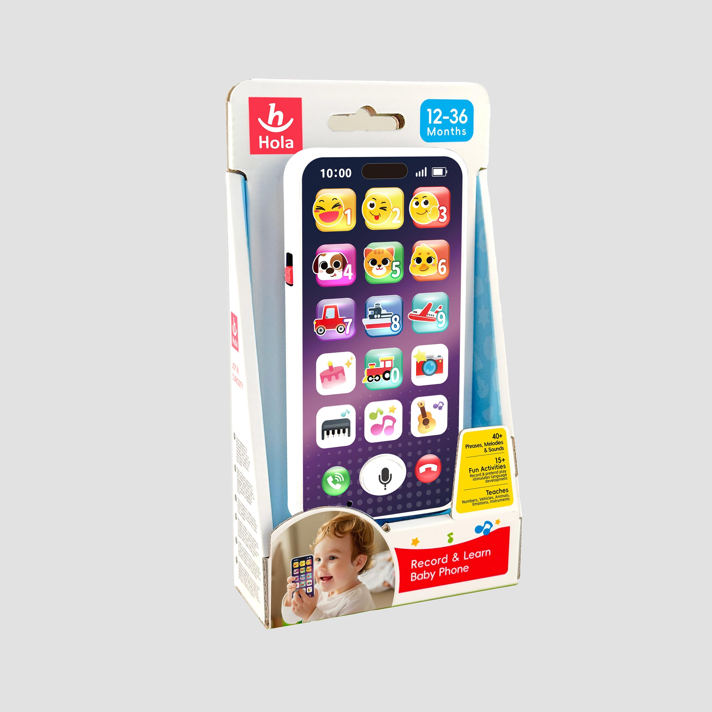 هاتف طفل للتسجيل والتعلم - تسجيل صوتي، أضواء وأصوات من هولا-toys-educational-musicaltoys-image-4