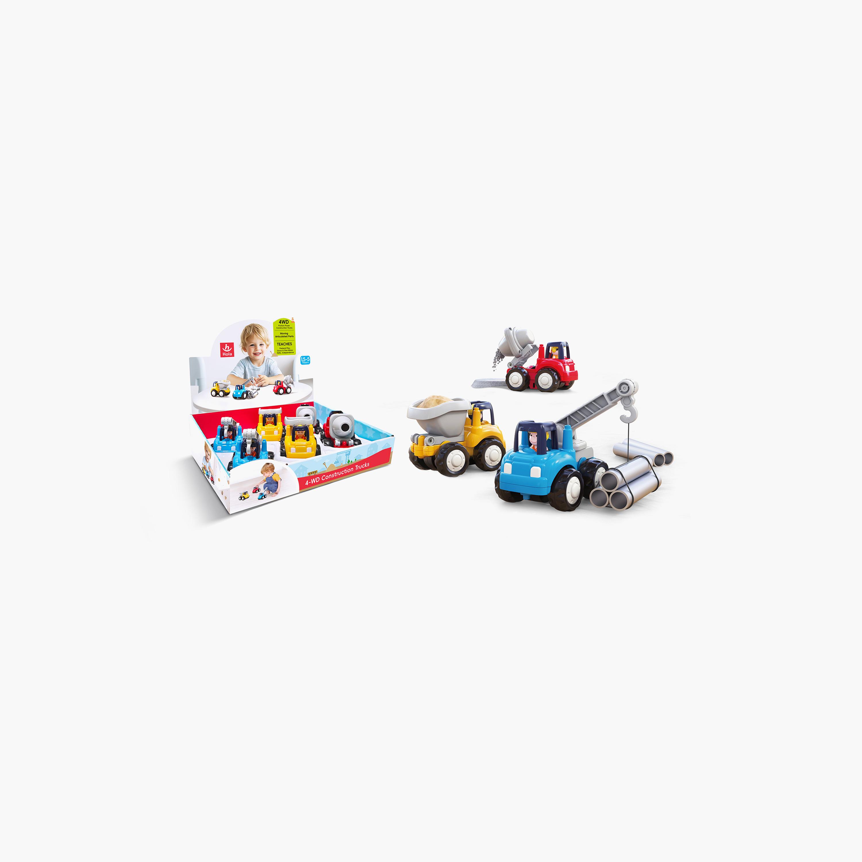 Hola Construction Trucks - Cement Mixer-toys-roleplay-toolsandconstructionsets-image-5