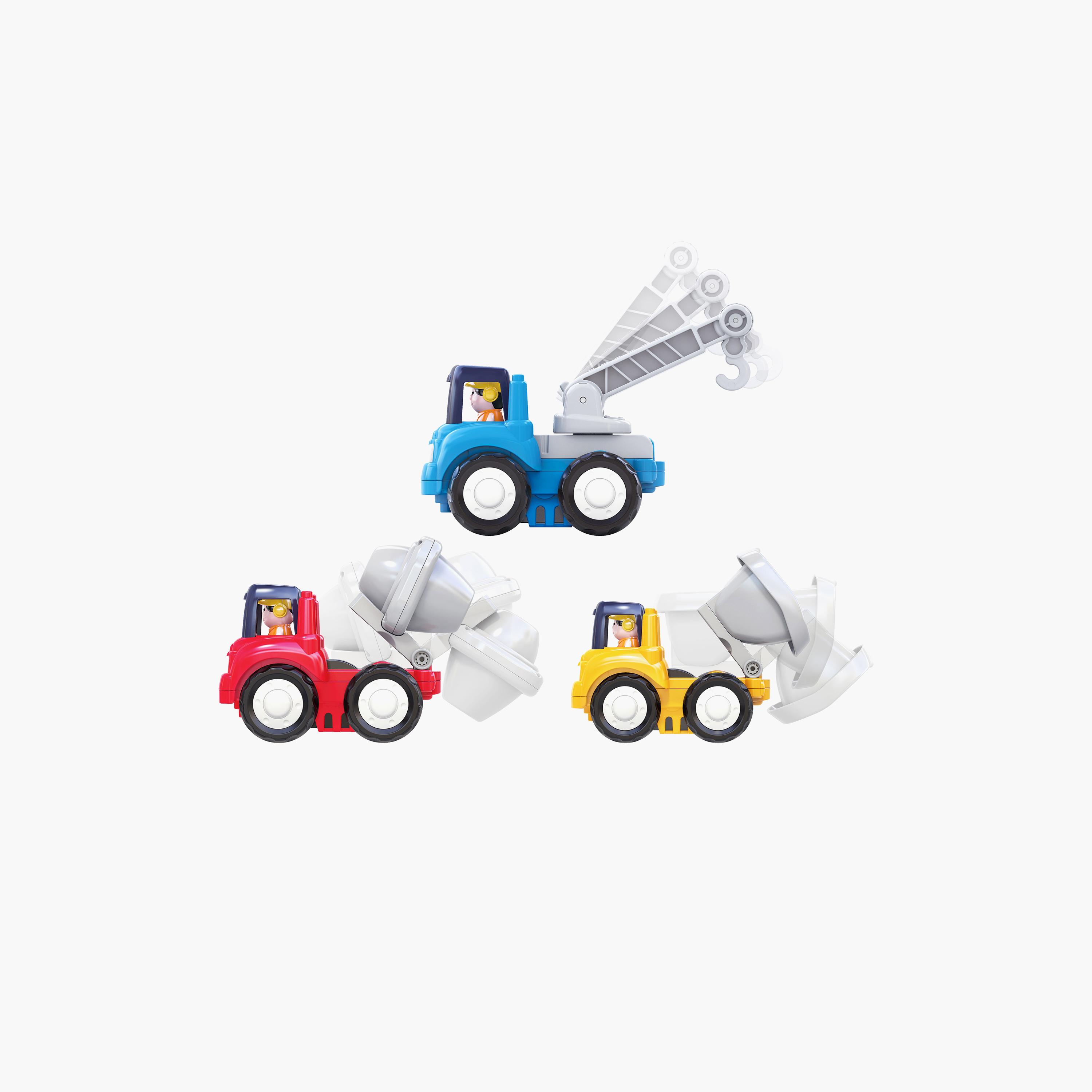 Hola Set of 3 Construction Truck Toy Set-toys-roleplay-toolsandconstructionsets-image-3