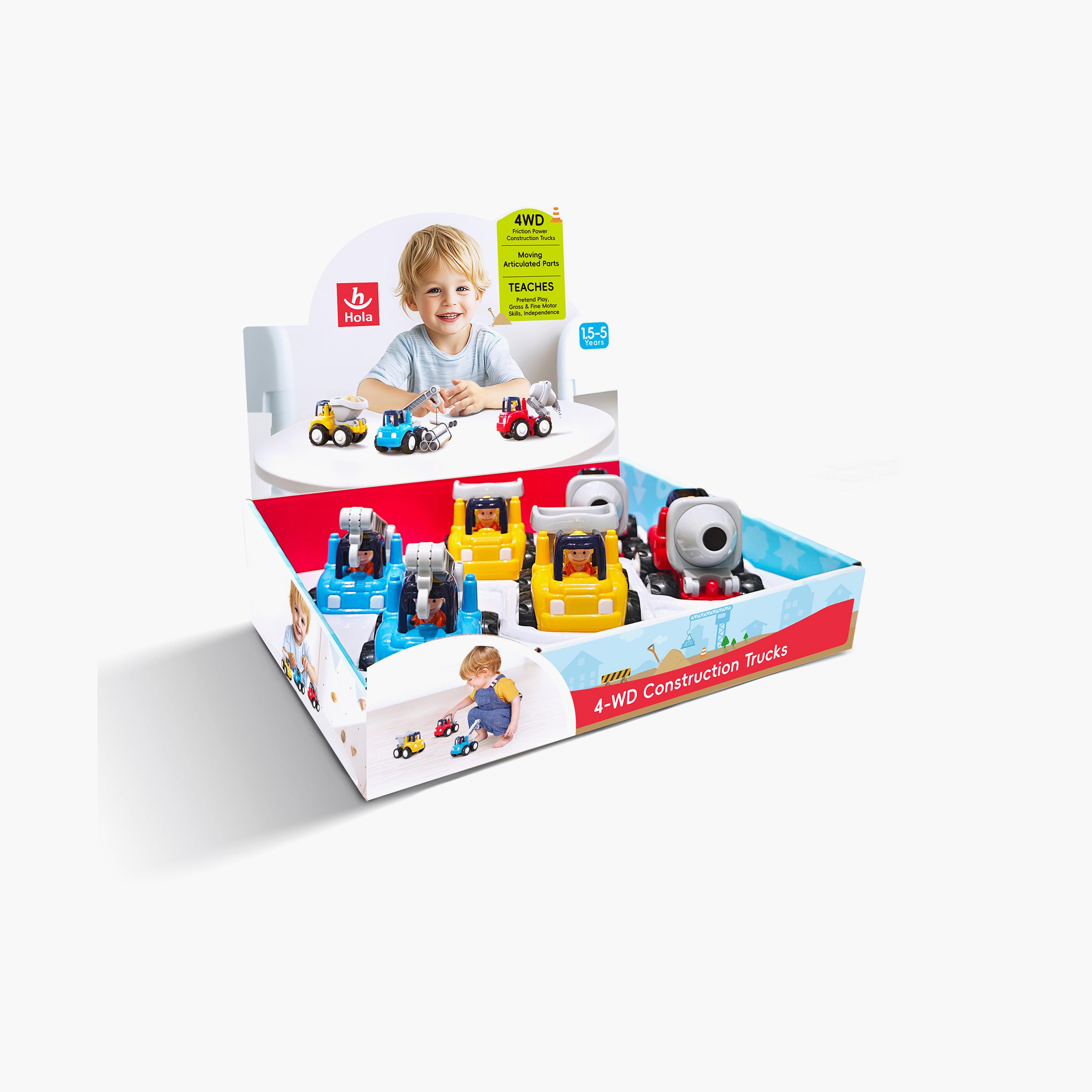 Hola Set of 3 Construction Truck Toy Set-toys-roleplay-toolsandconstructionsets-image-7