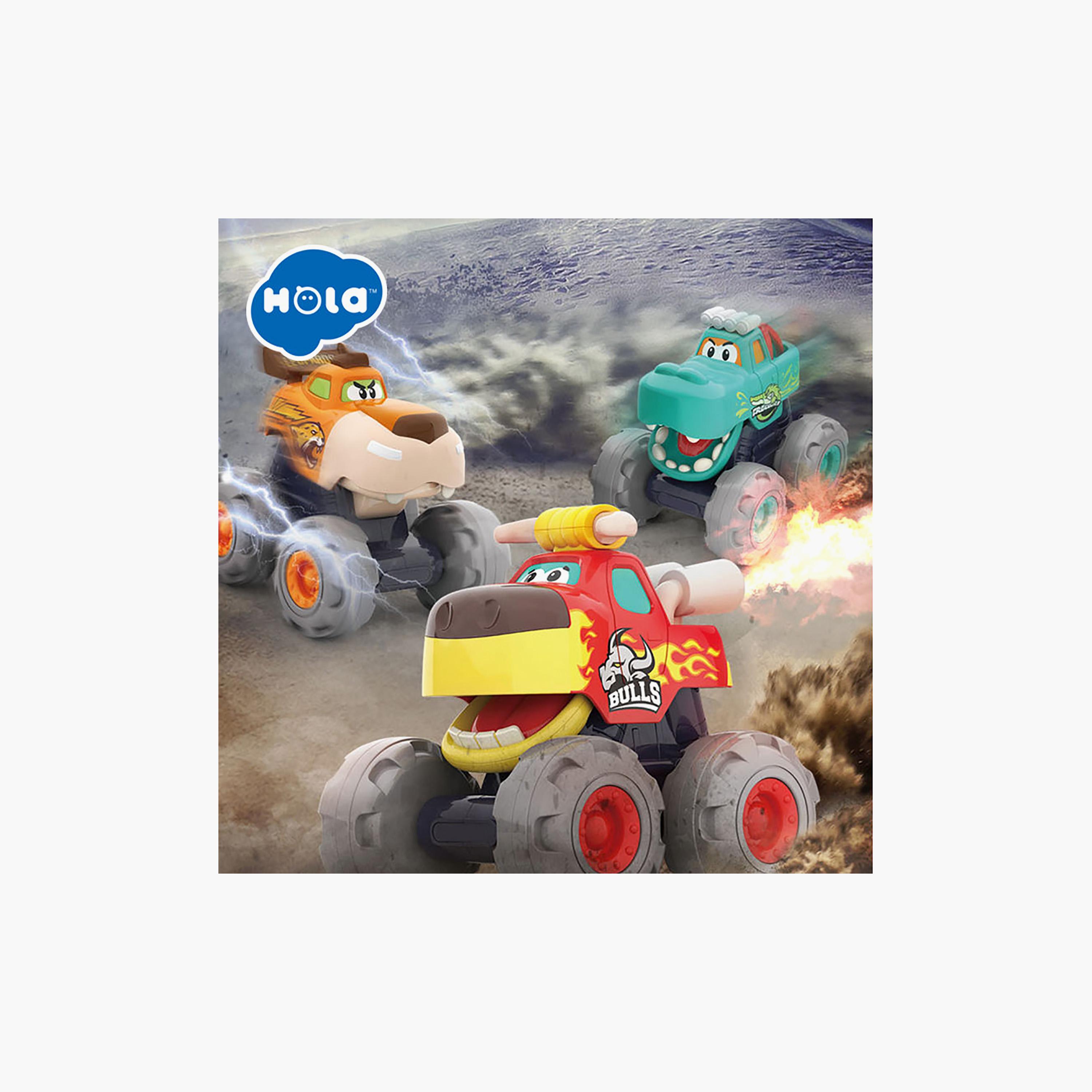 طقم ألعاب شاحنات وحشية من هولا-toys-playvehicles-vehicleplaysets-image-1