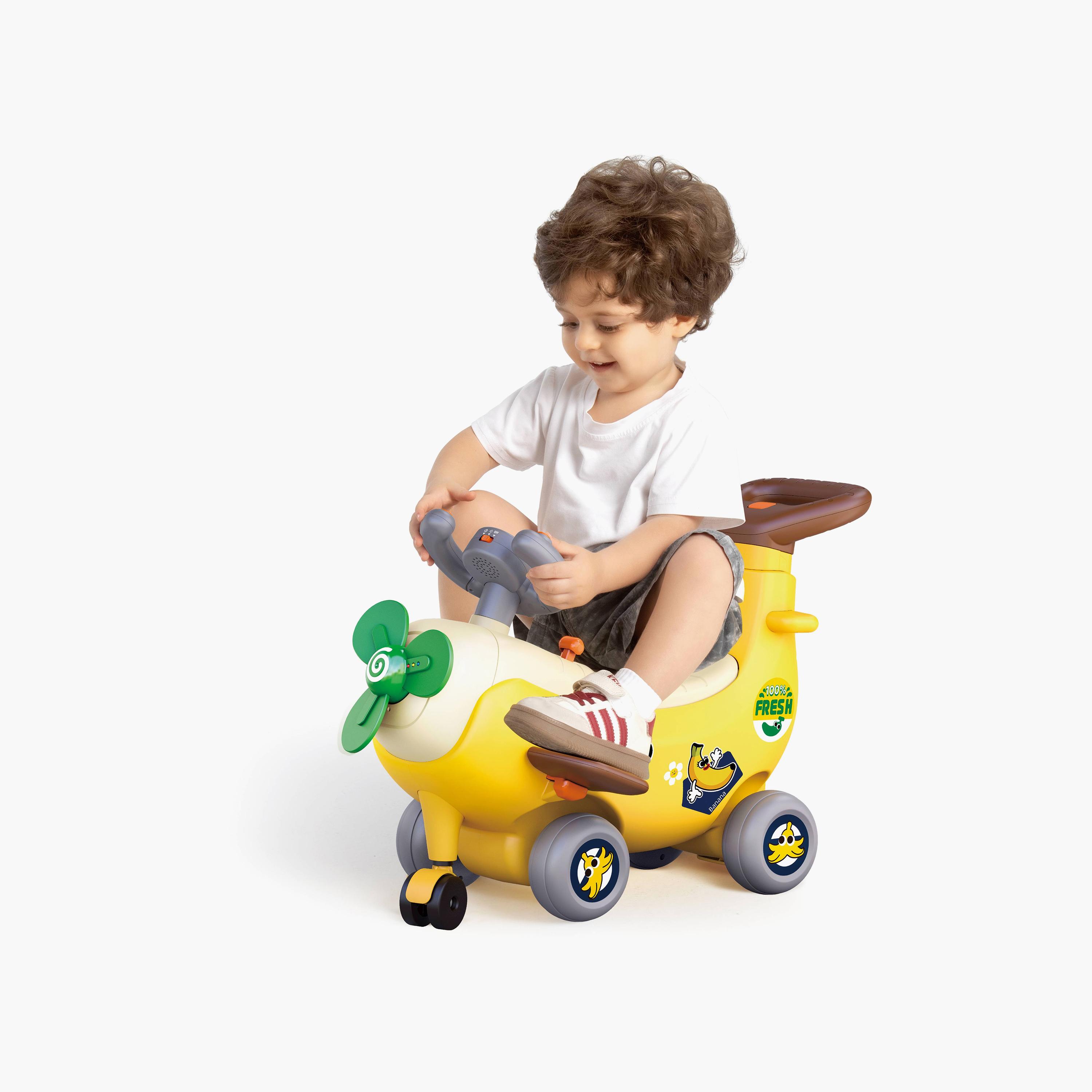 Hola 4-in-1 Ride-on & Push Around Banana Plane Walker-baby-infantactivity-walkers-image-5