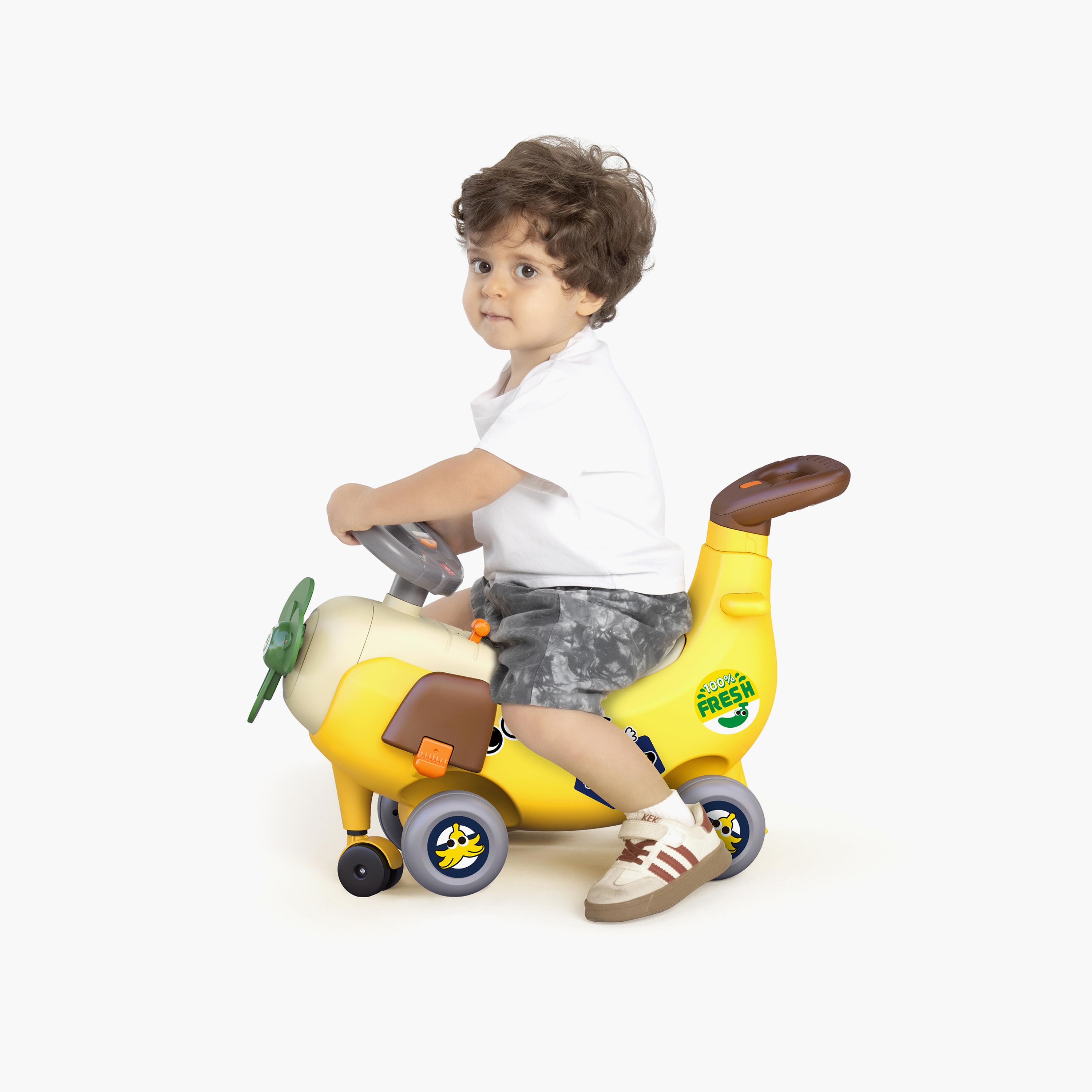 Hola 4-in-1 Ride-on & Push Around Banana Plane Walker-baby-infantactivity-walkers-image-6