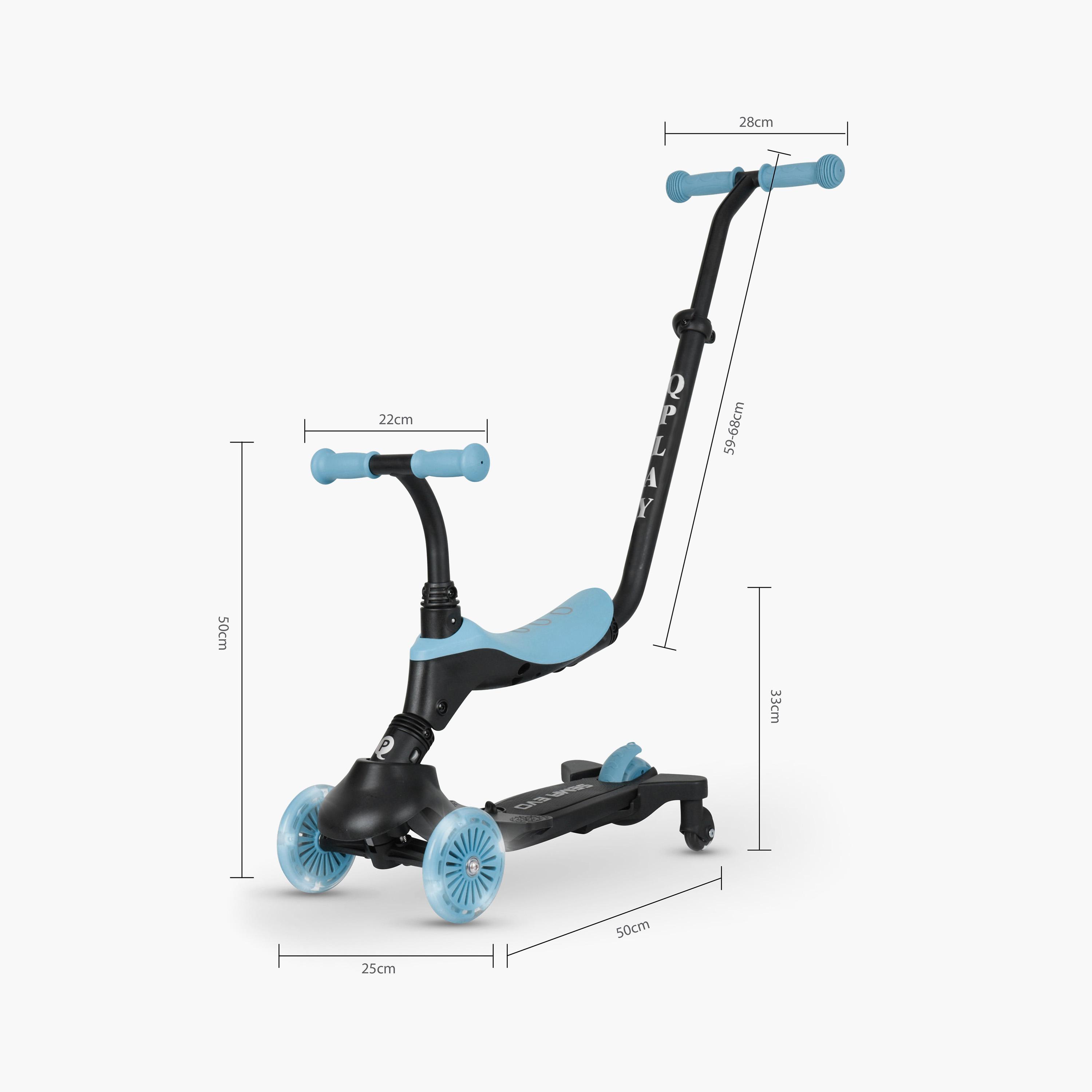 سكوتر سيما إيفو 5 في 1 المضيء من كيو بلاي-toys-outdoor-scooters-image-9