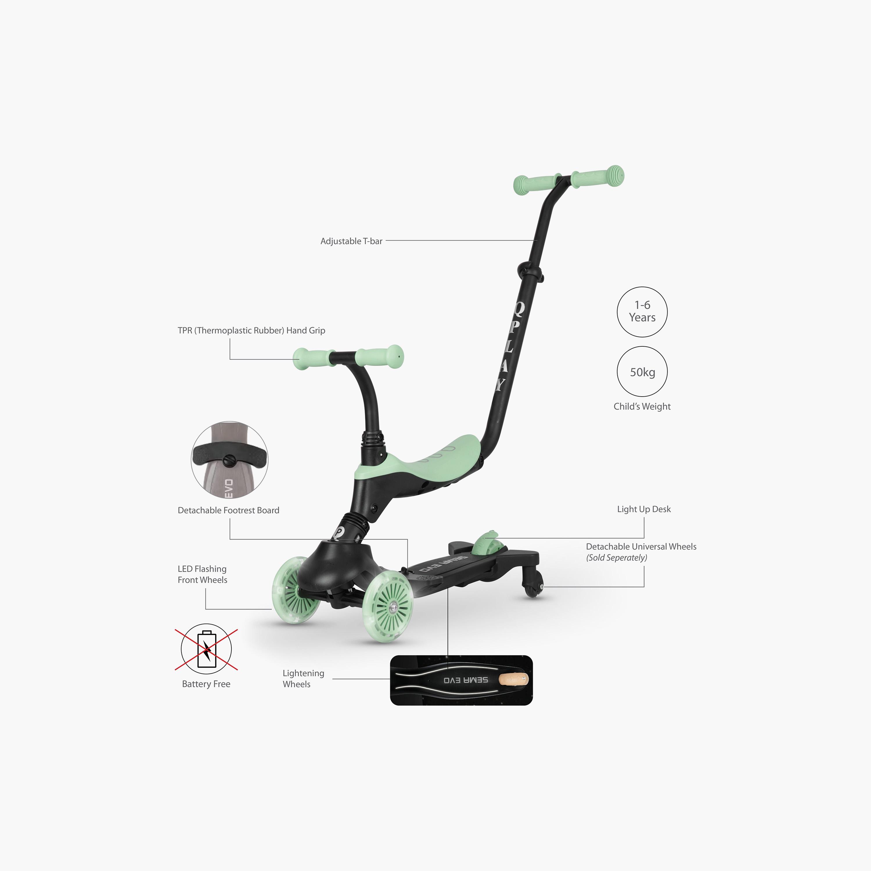 QPlay Sema Evo 5in1 lightening Scooter-toys-outdoor-scooters-image-6