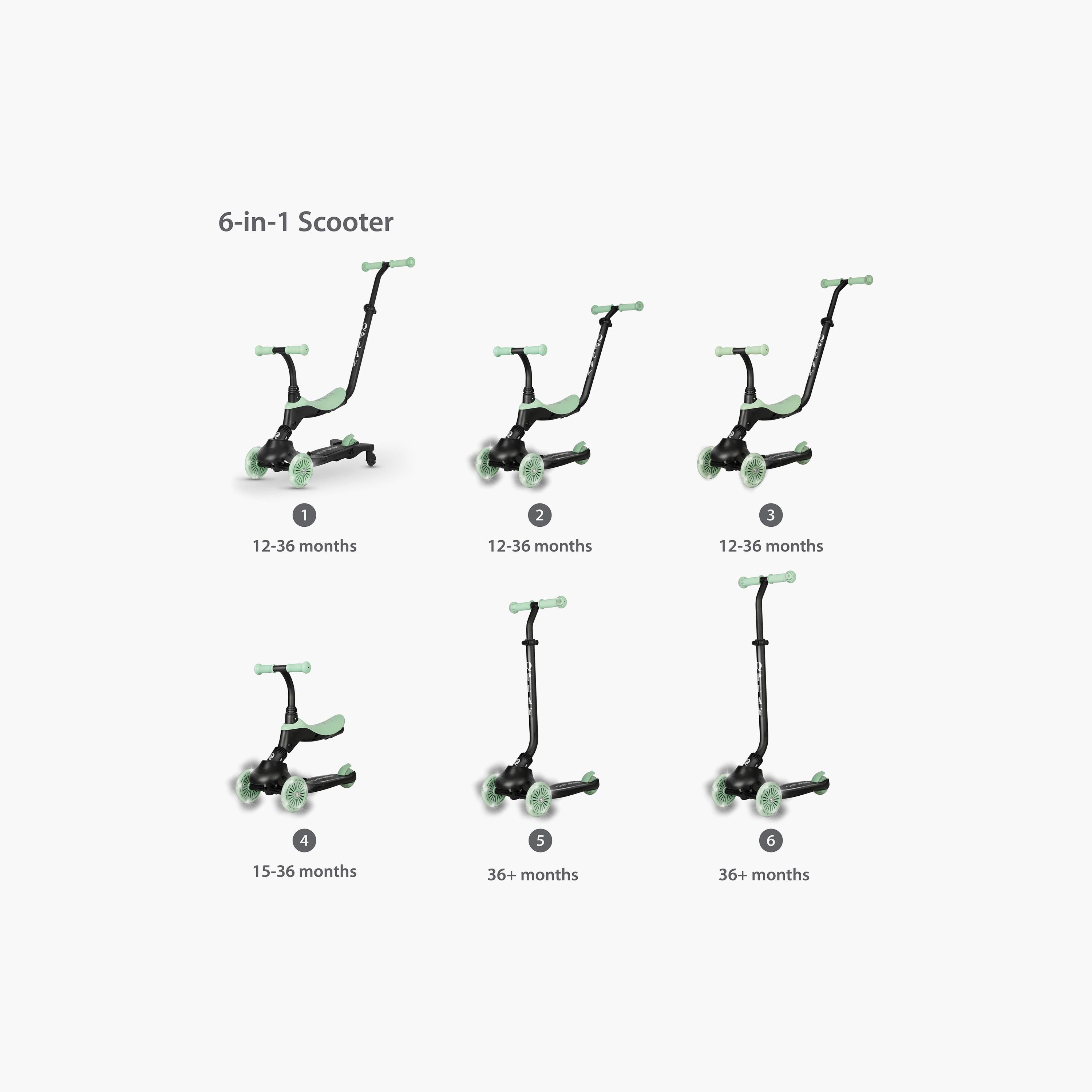 QPlay Sema Evo 5in1 lightening Scooter-toys-outdoor-scooters-image-8