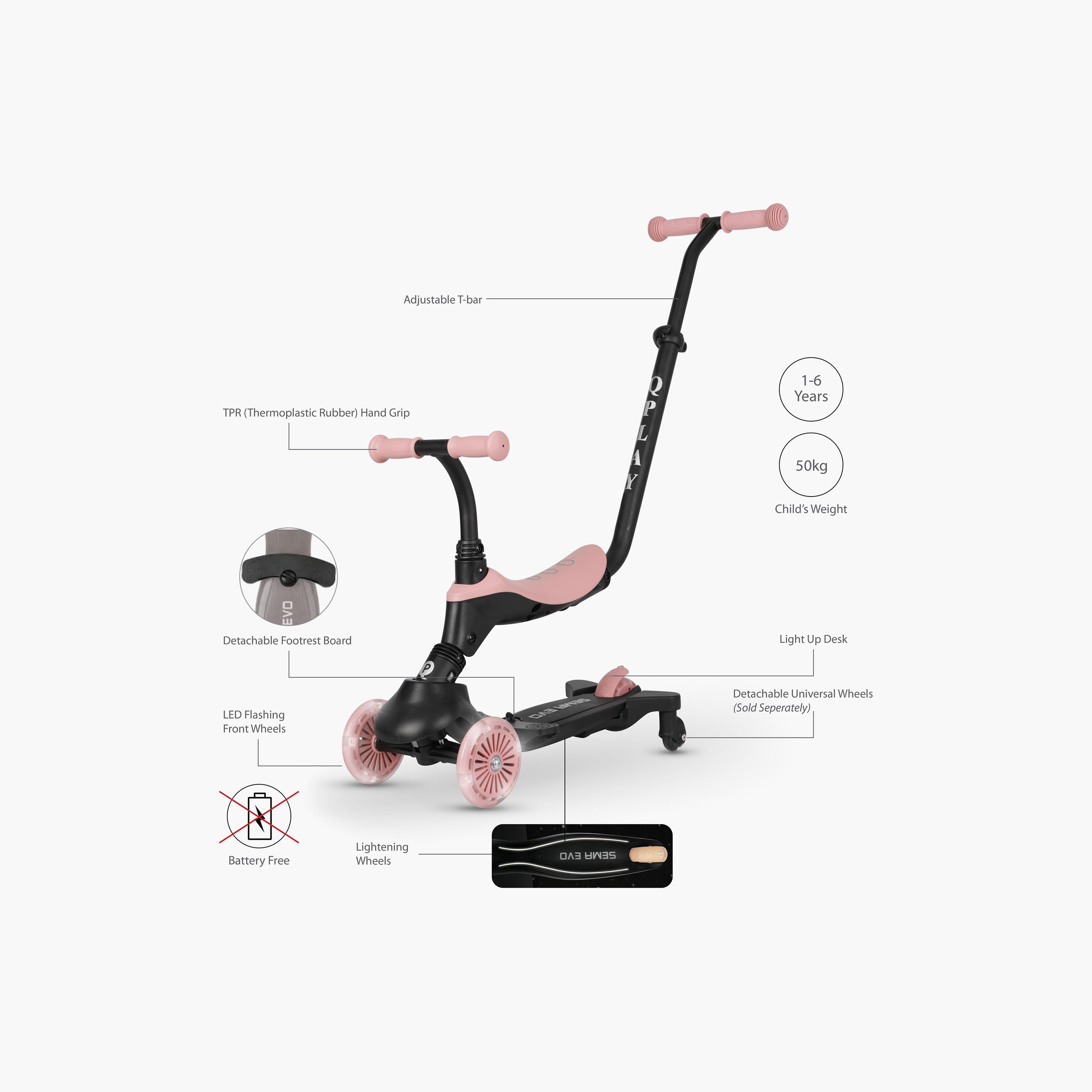 QPlay Sema Evo 5in1 lightening Scooter-toys-outdoor-scooters-image-6