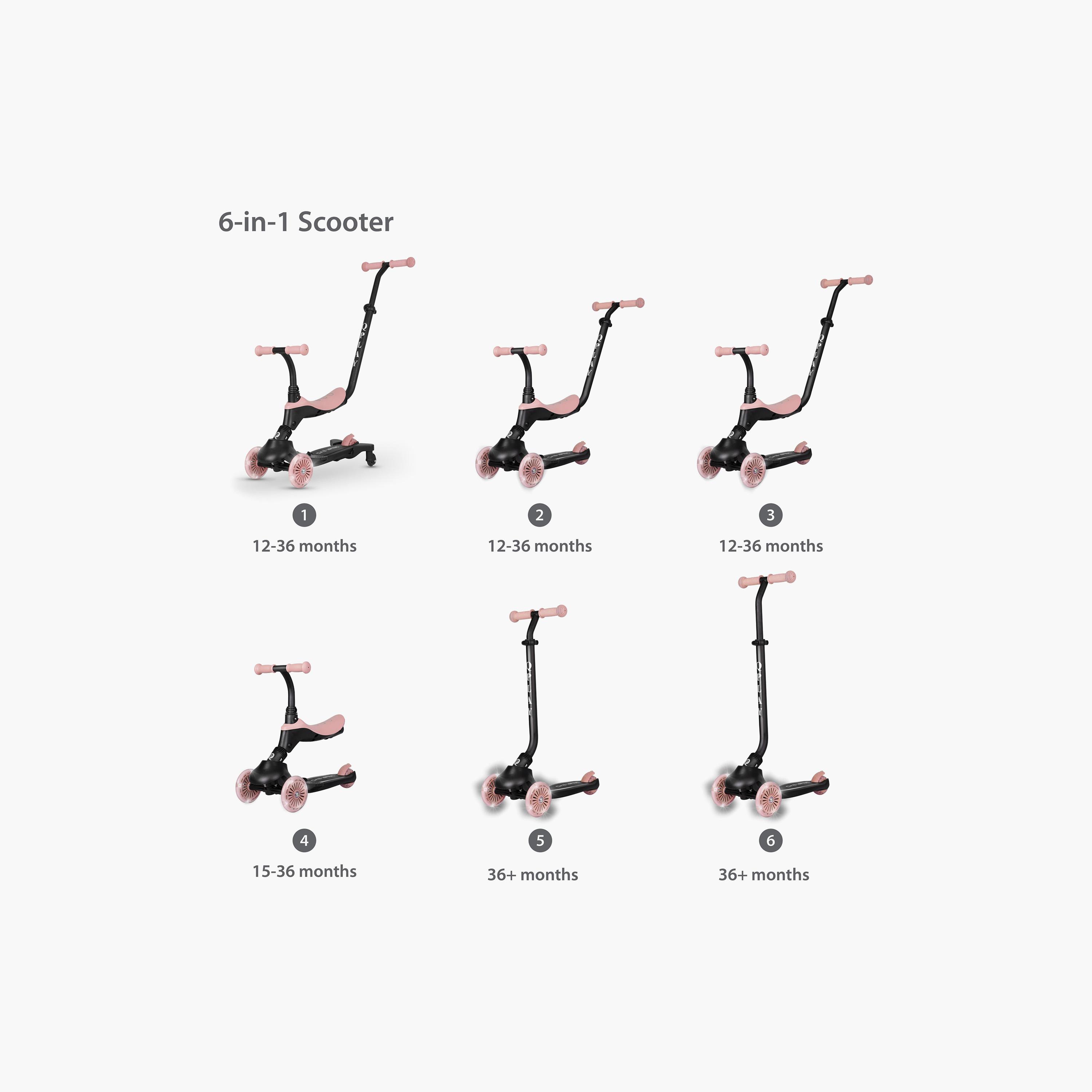 QPlay Sema Evo 5in1 lightening Scooter-toys-outdoor-scooters-image-8