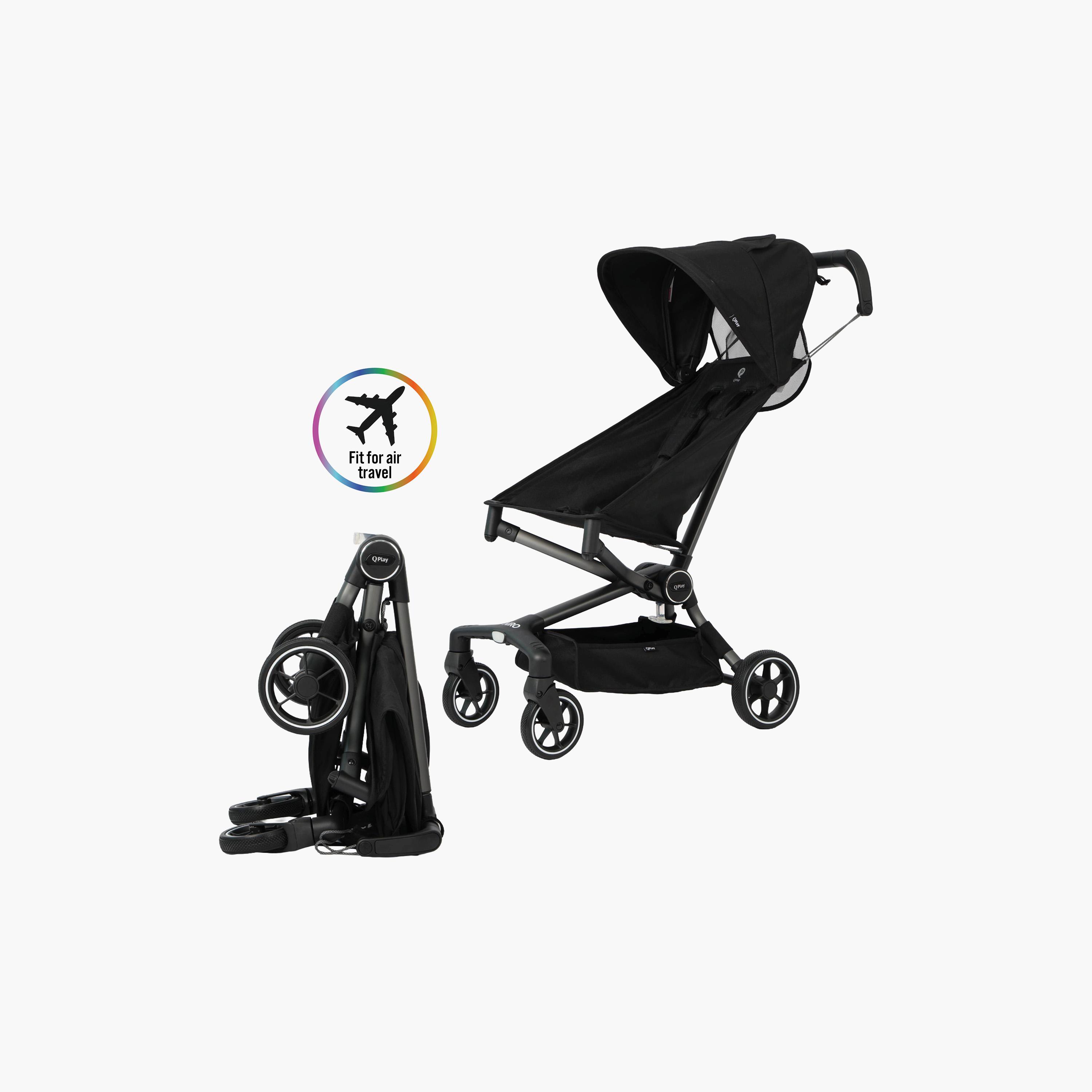 QPlay Airo Stroller with Storage Backpack & Compact Carry Pouch-baby-gear-strollersandprams-strollers-image-13