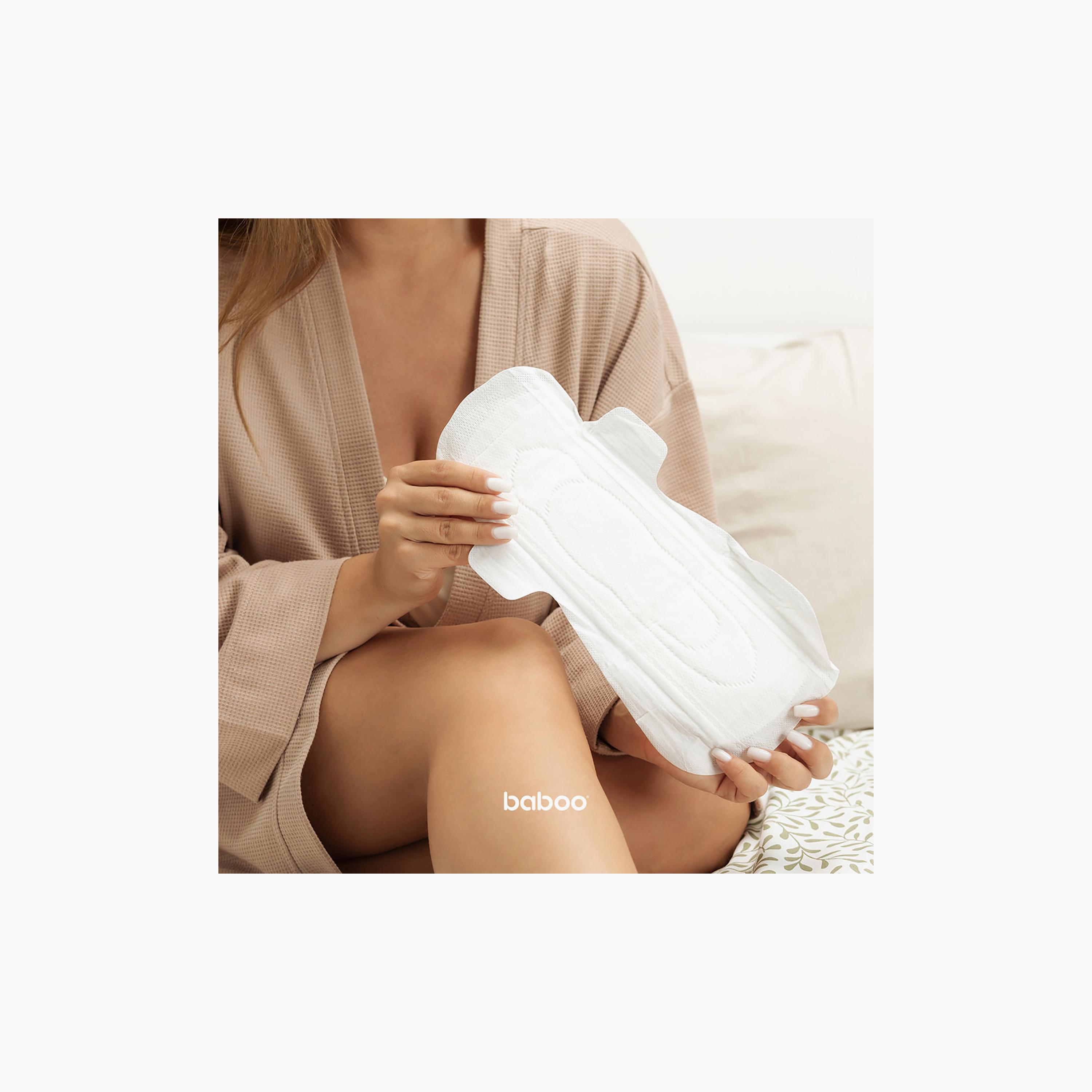 Baboo 10-Piece Postpartum Disposable Maternity Pads - M-women-clothing-maternity-lingerie-panties-image-2