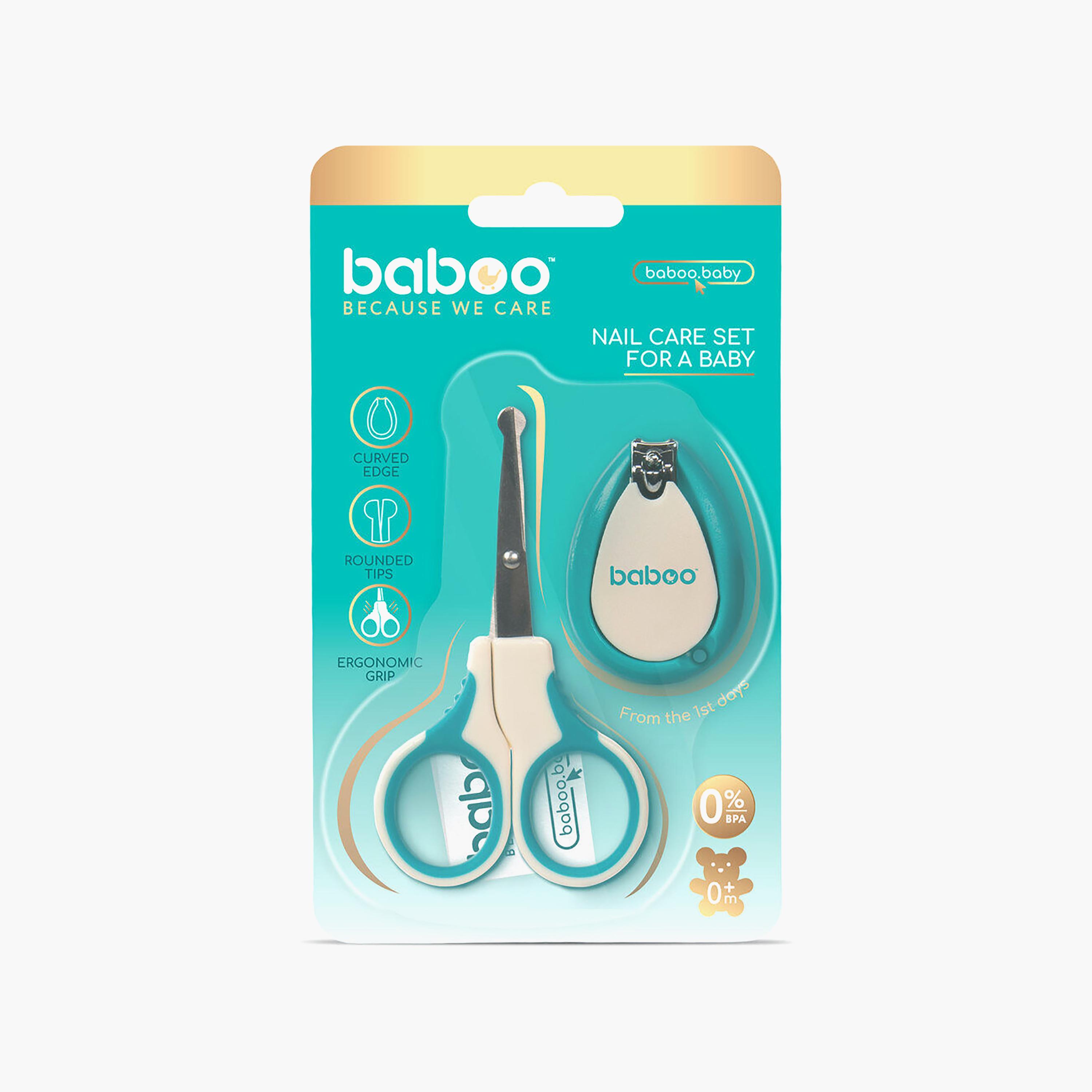 Baboo Scissors & Nails Clipper Manicure Set - 0 months+-baby-bathandcare-hairbodyskincare-image-4