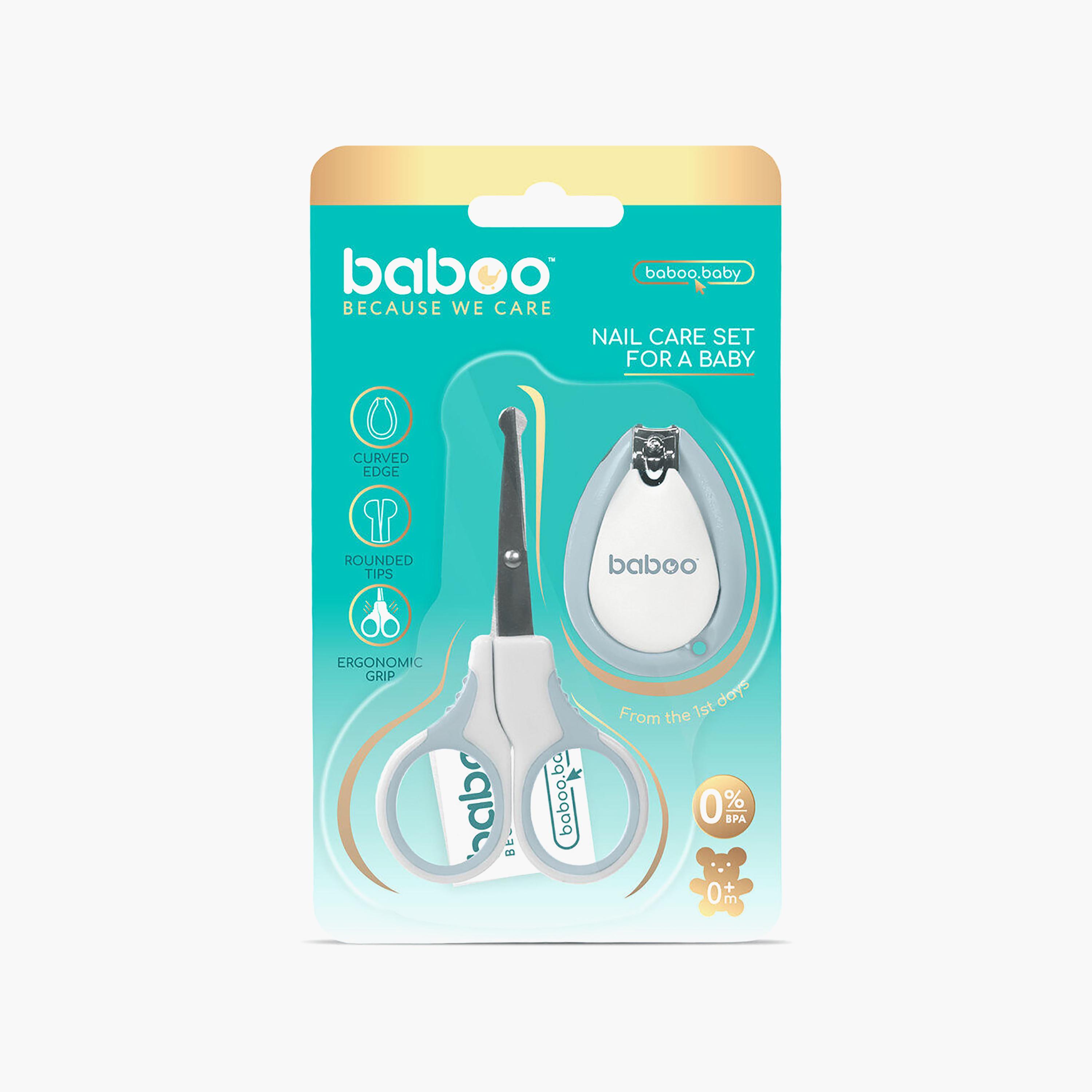 Baboo Scissors & Nails Clipper Manicure Set - 0 months+-baby-bathandcare-hairbodyskincare-image-4