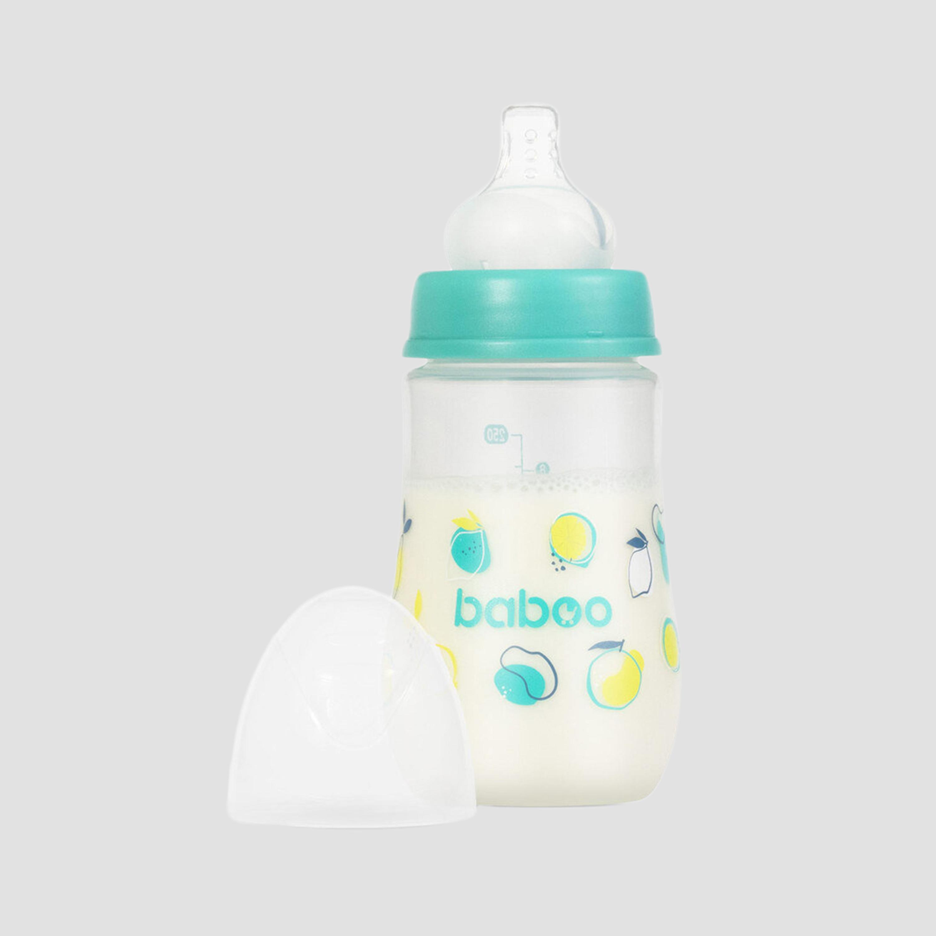 زجاجة رضاعة واسعة العنق مضادة للمغص - 250 مل - لاجون فييستا - 3 أشهر + من بابو-baby-feeding-feedingbottles-bottlesandteats-image-4