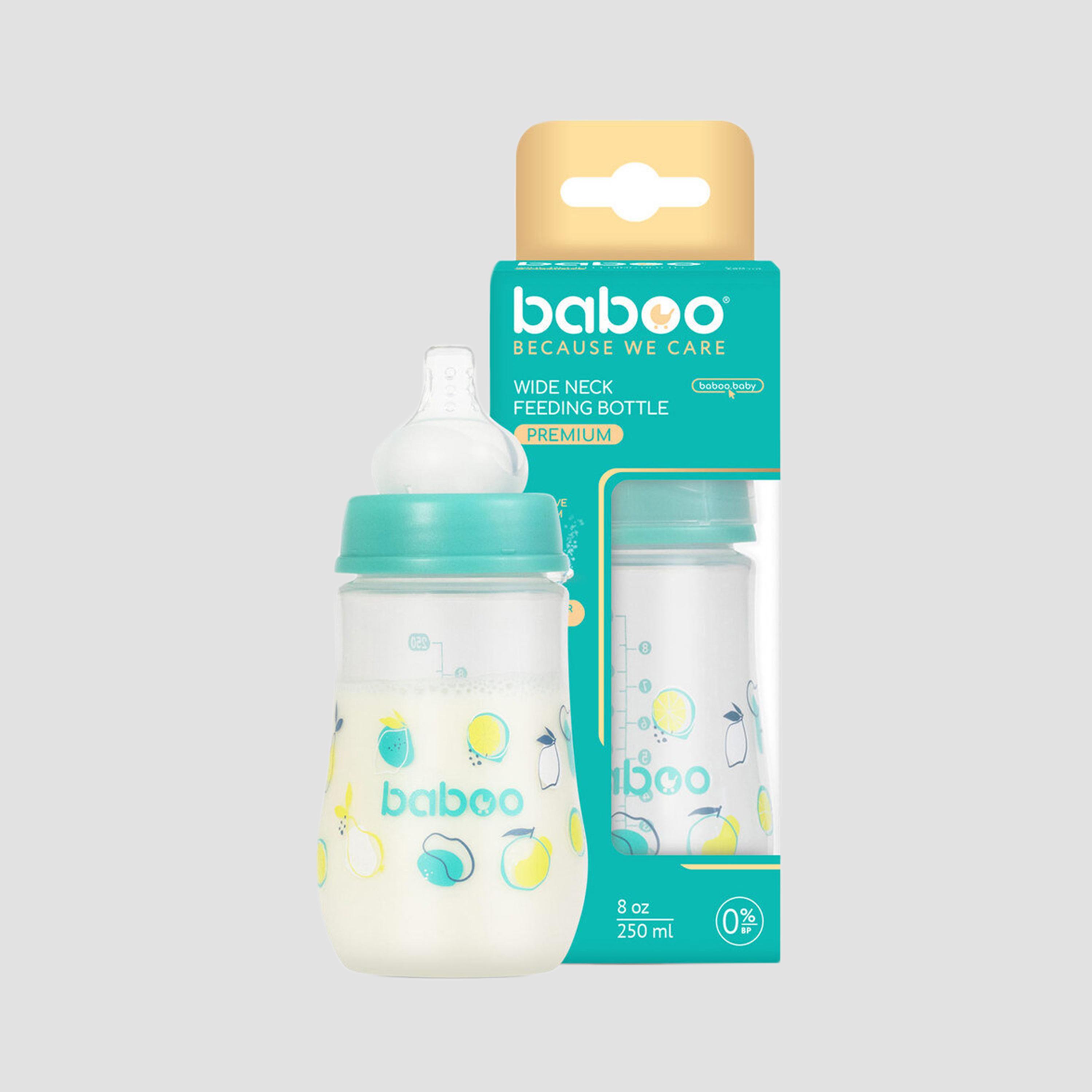 زجاجة رضاعة واسعة العنق مضادة للمغص - 250 مل - لاجون فييستا - 3 أشهر + من بابو-baby-feeding-feedingbottles-bottlesandteats-image-6