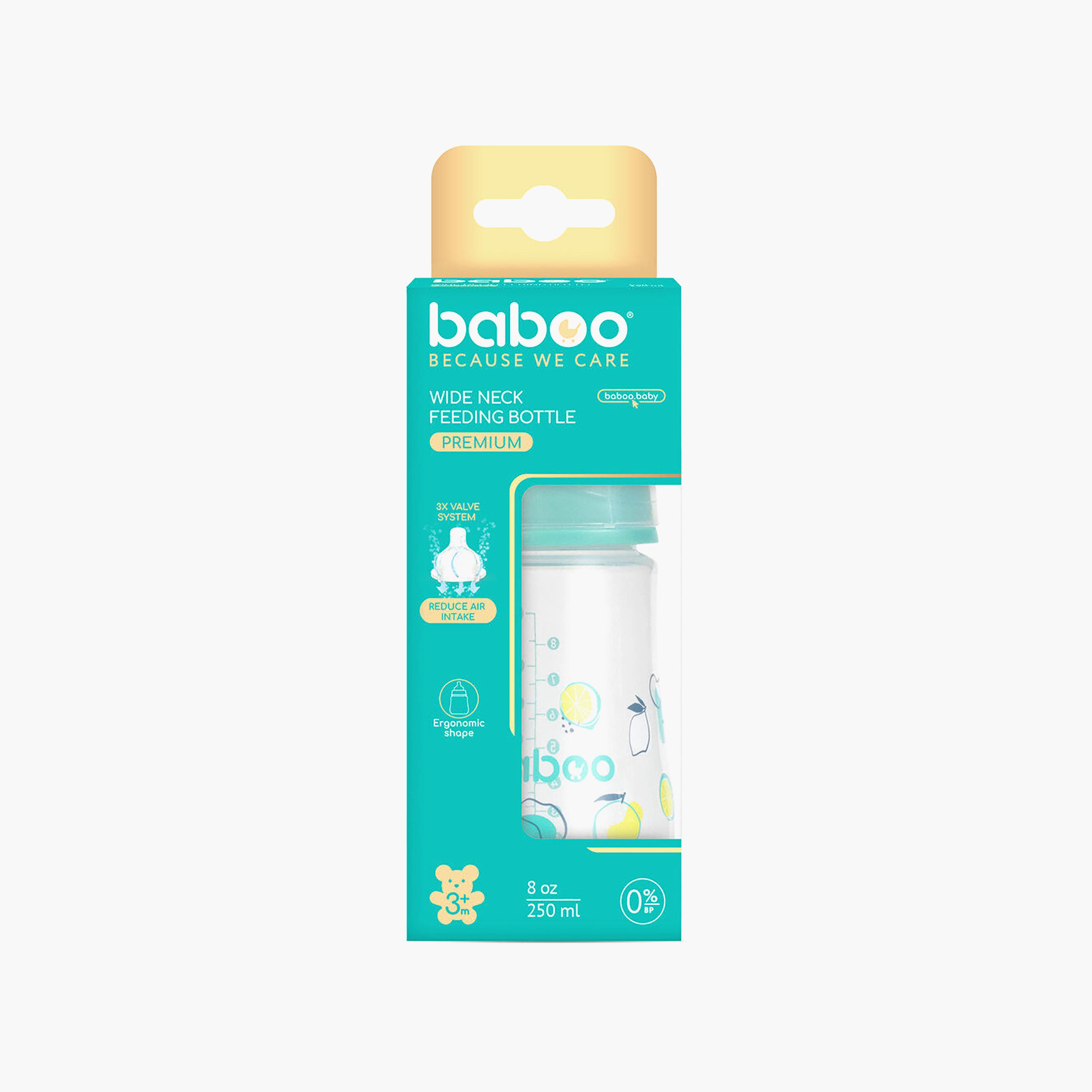 زجاجة رضاعة واسعة العنق مضادة للمغص - 250 مل - لاجون فييستا - 3 أشهر + من بابو-baby-feeding-feedingbottles-bottlesandteats-image-7