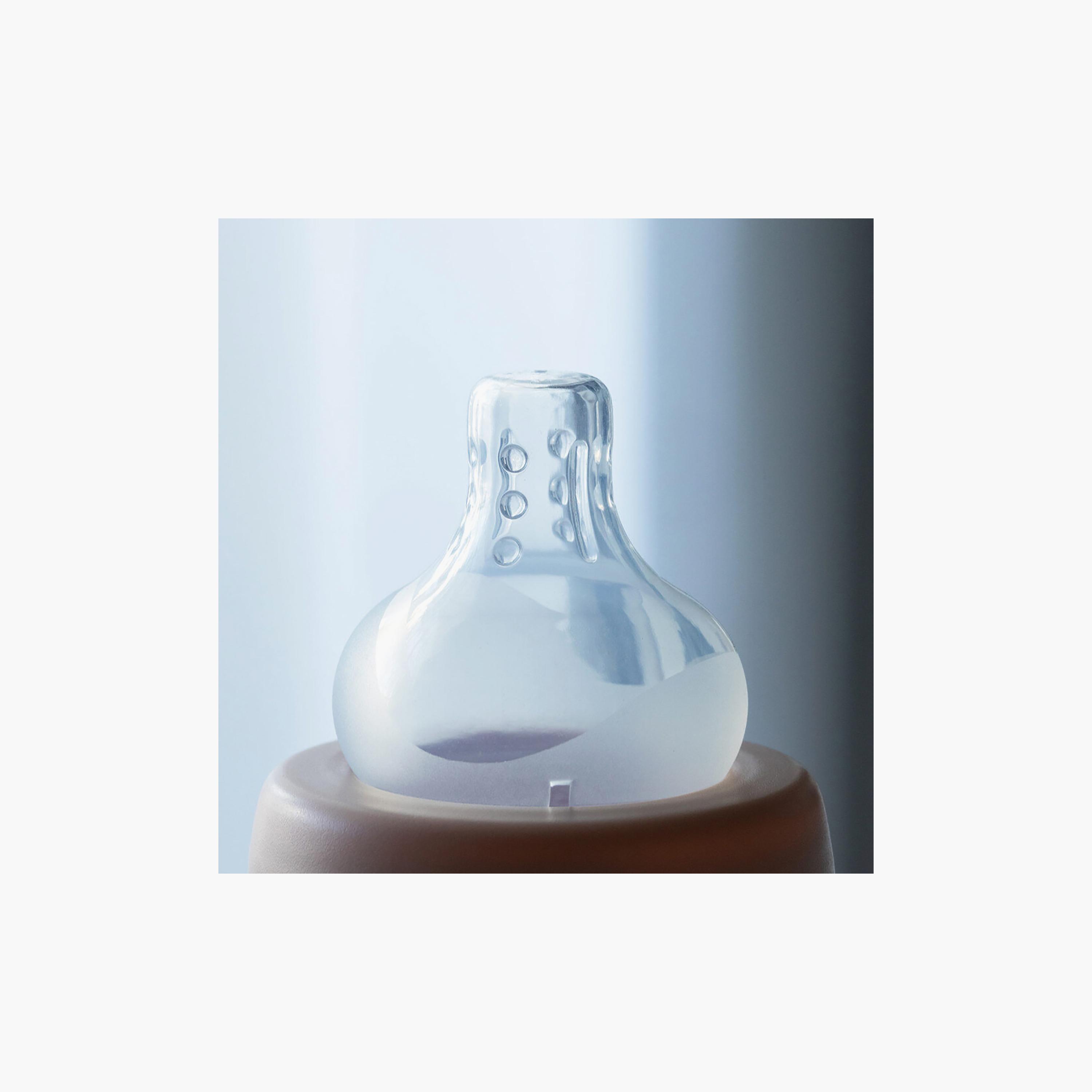 Baboo 2-Piece Anti-Colic 3 Valve Wide Neck Silicone Teat - Fast Flow - 6 Months+-baby-feeding-feedingbottles-bottlesandteats-image-5