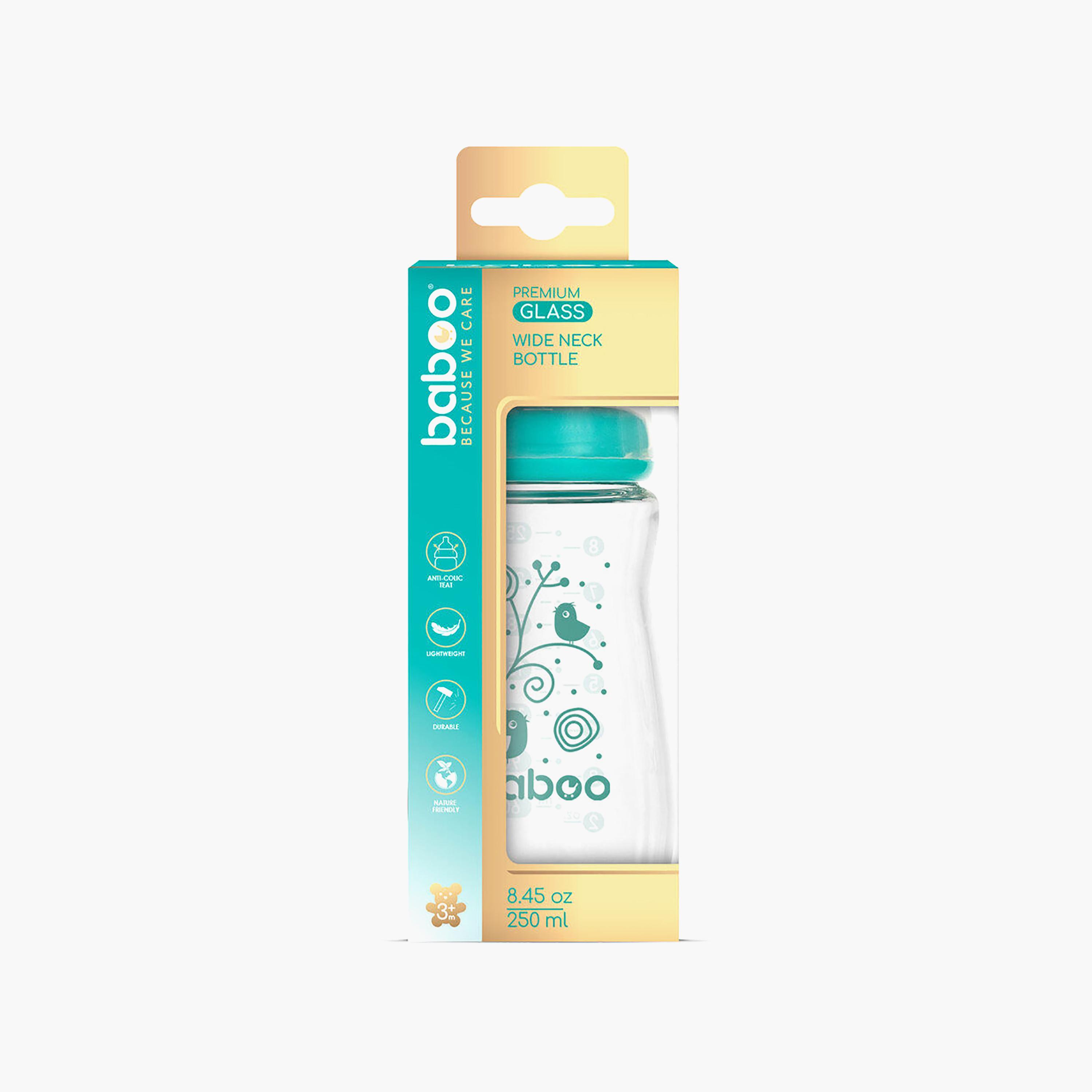 زجاجة مضادة للمغص ذات عنق واسع - 250 مل - 3 أشهر + من بابو-baby-feeding-feedingbottles-bottlesandteats-image-5