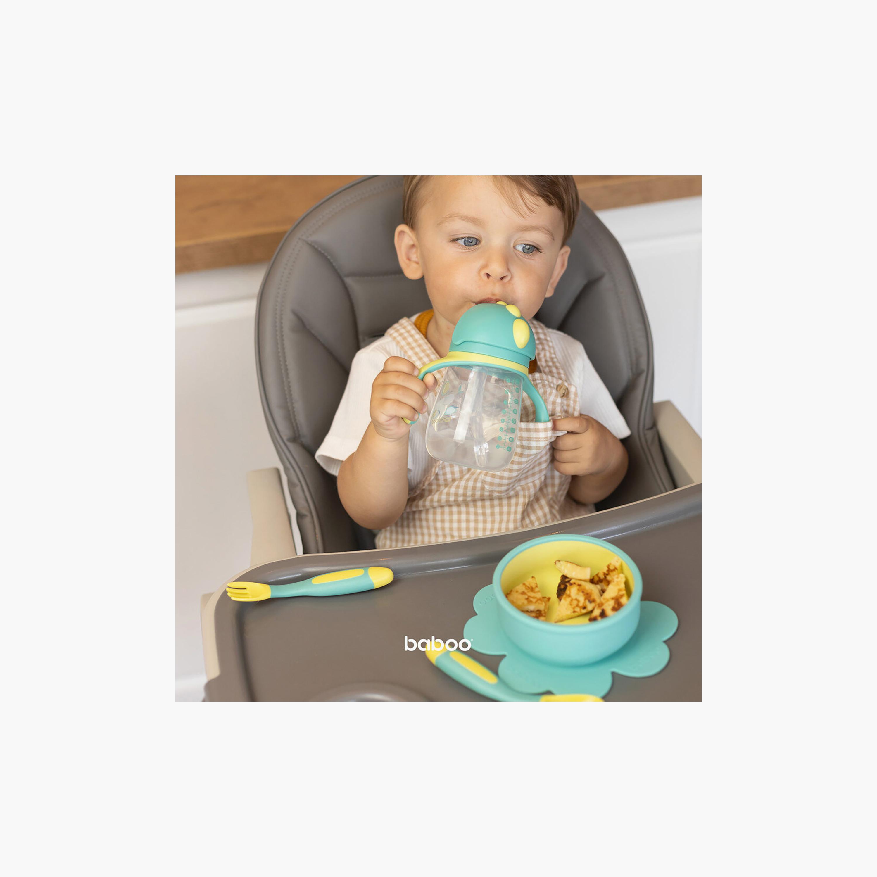 Baboo Sippy Cup with Silicone Straw - Lagoon Fiesta - 260 ml - 9 Months+-baby-feeding-mealtimeessentials-image-10