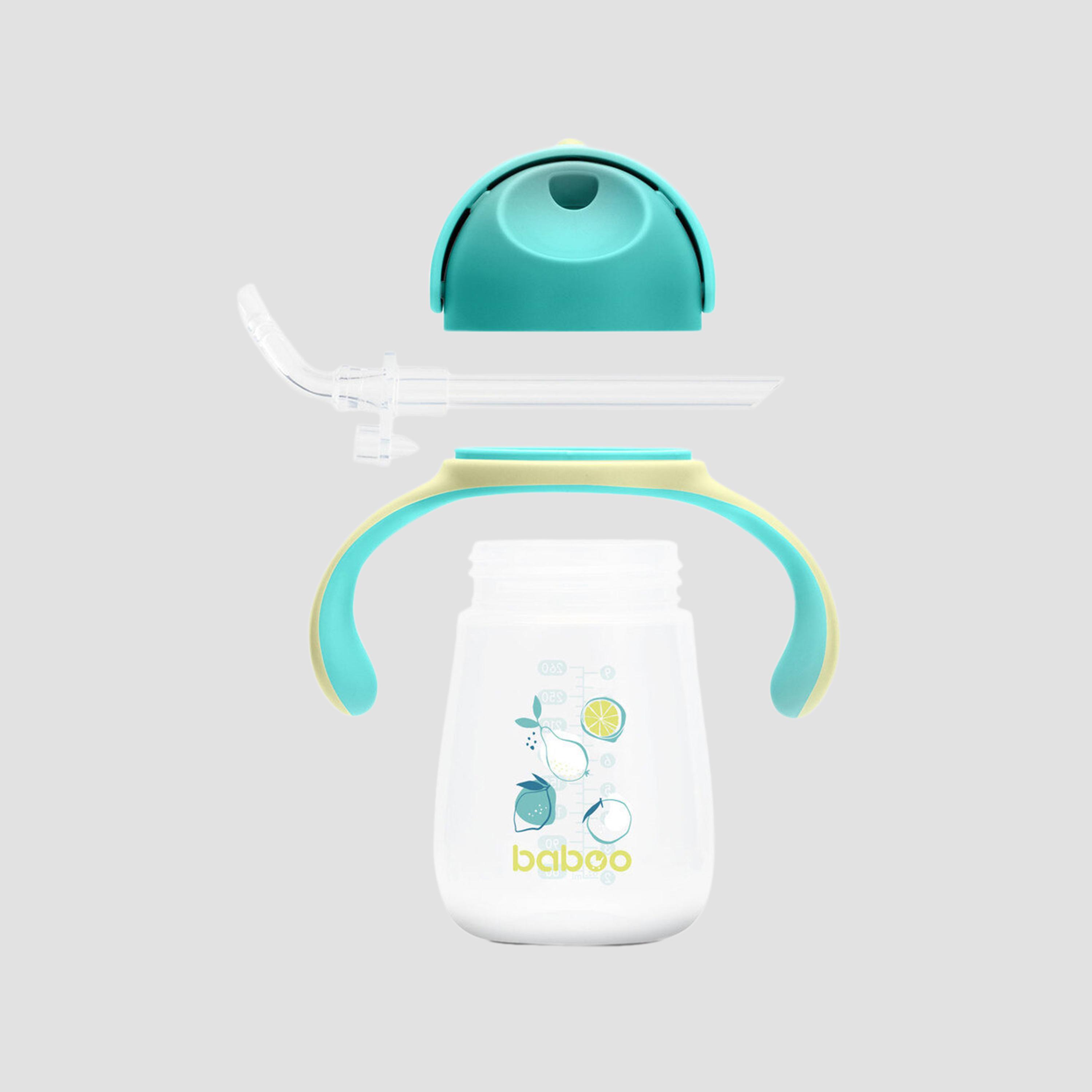 Baboo Sippy Cup with Silicone Straw - Lagoon Fiesta - 260 ml - 9 Months+-baby-feeding-mealtimeessentials-image-5