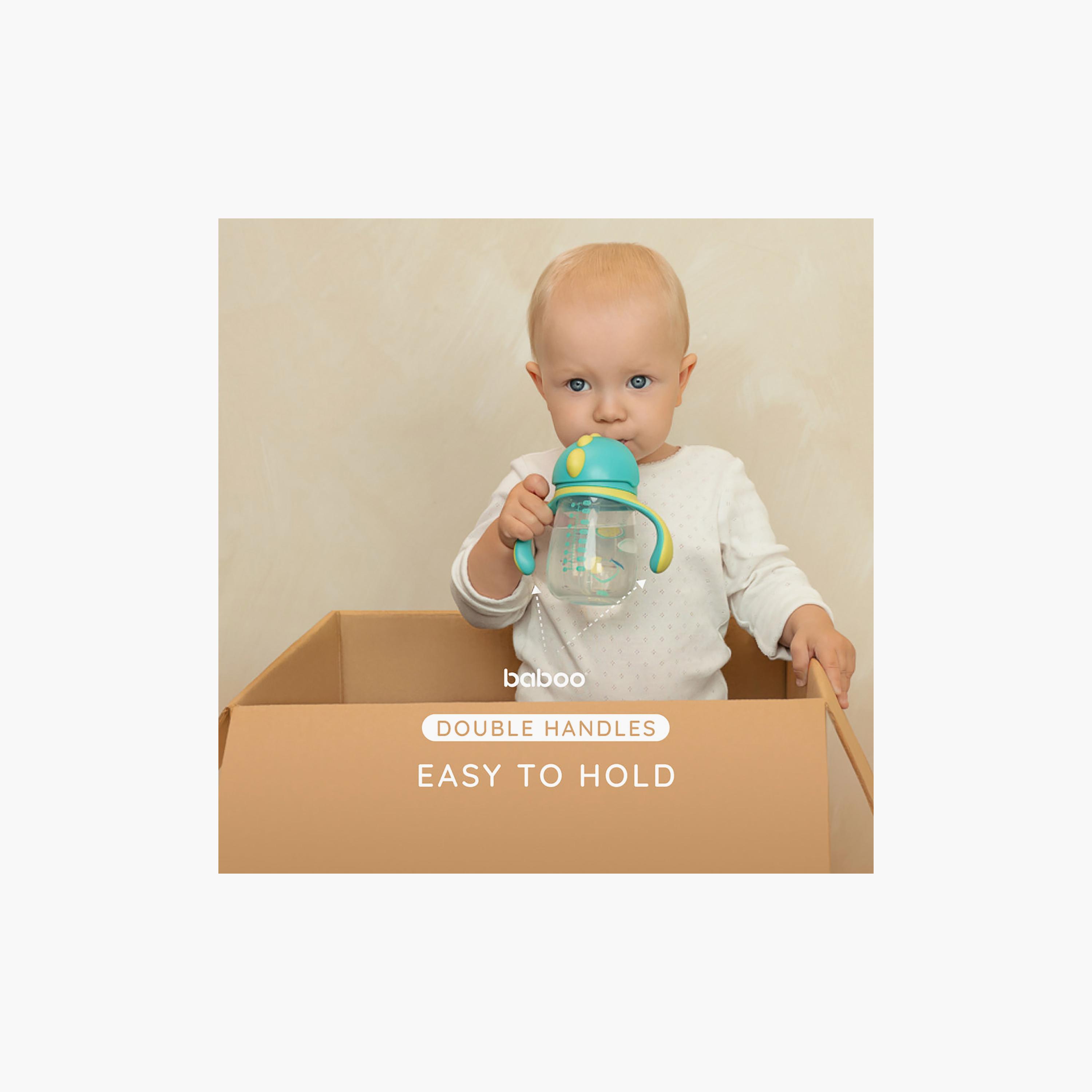 Baboo Sippy Cup with Silicone Straw - Lagoon Fiesta - 260 ml - 9 Months+-baby-feeding-mealtimeessentials-image-7