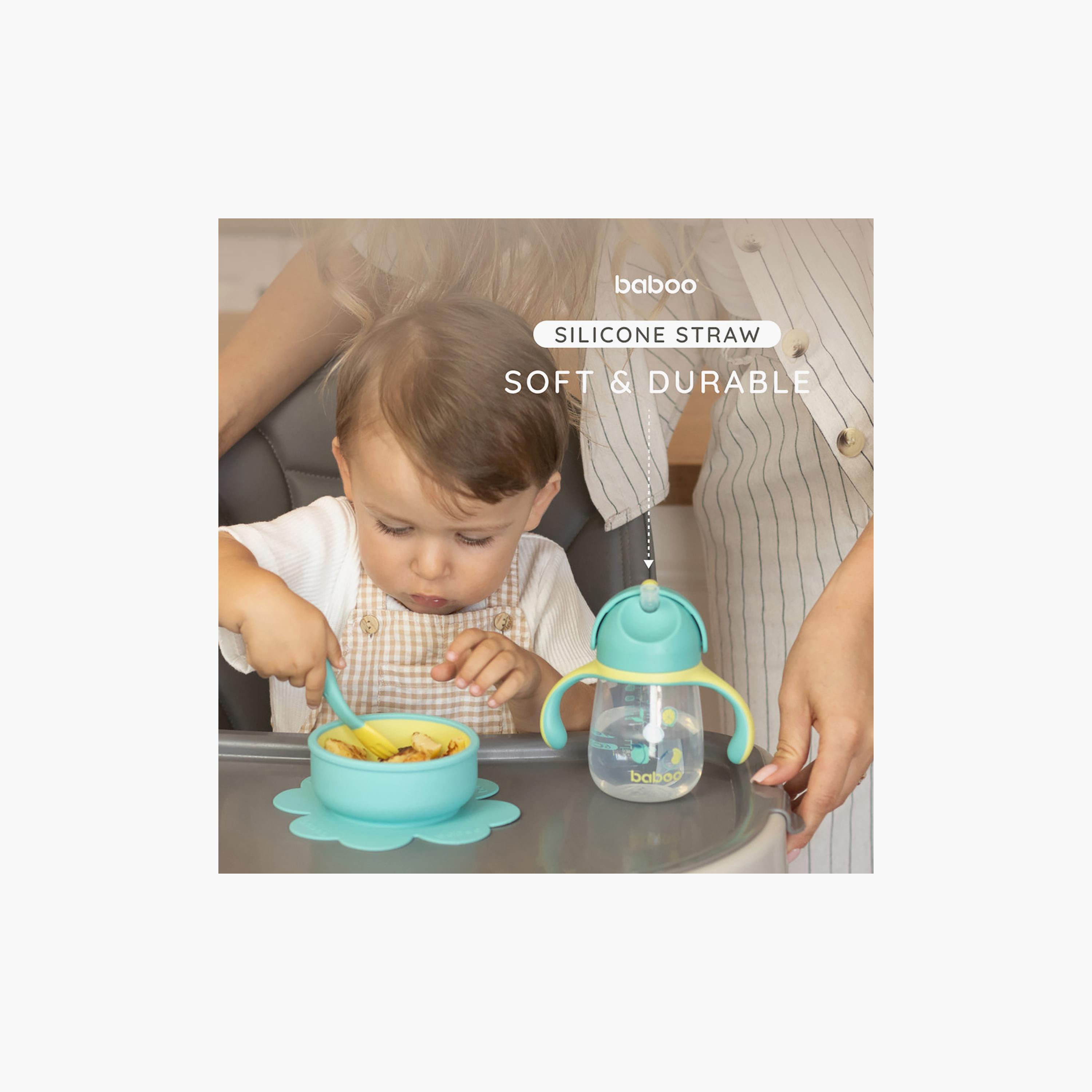 Baboo Sippy Cup with Silicone Straw - Lagoon Fiesta - 260 ml - 9 Months+-baby-feeding-mealtimeessentials-image-8