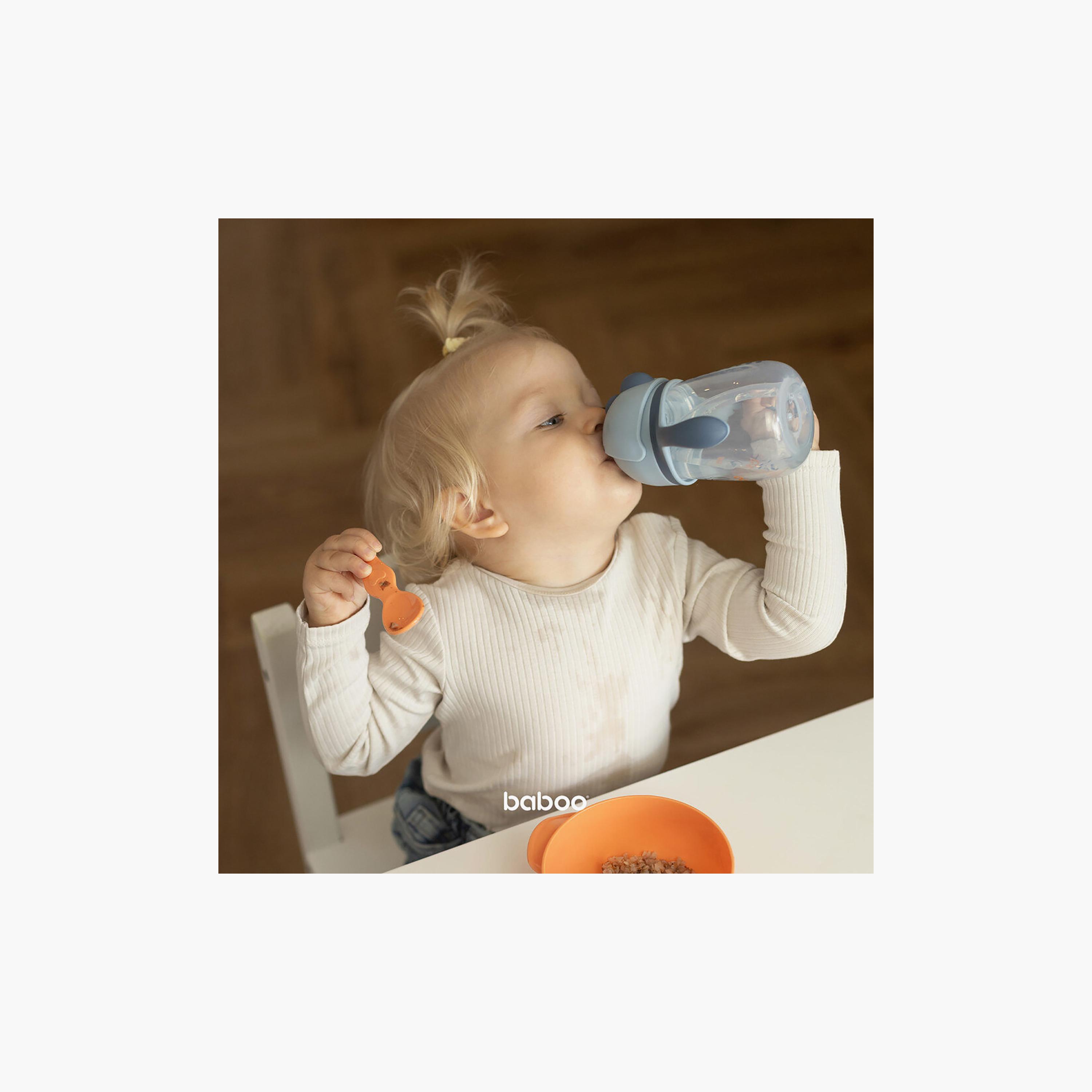 Baboo Sippy Cup with Silicone Straw - Blue Haze - 260 ml - 9 Months+-baby-feeding-mealtimeessentials-image-6