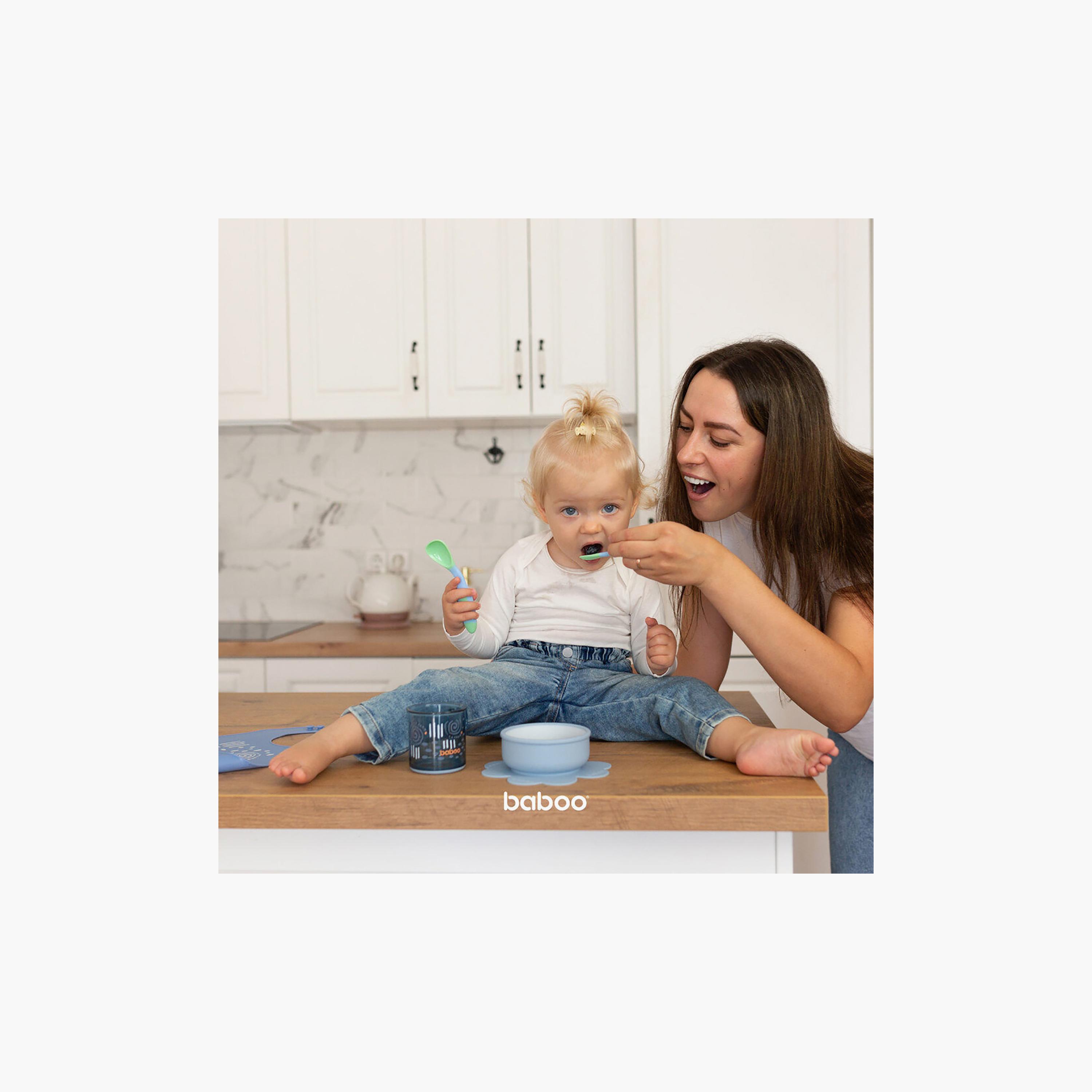 وعاء سيليكون بقاعدة شفط -6 أشهر + من بابو-baby-feeding-mealtimeessentials-image-2