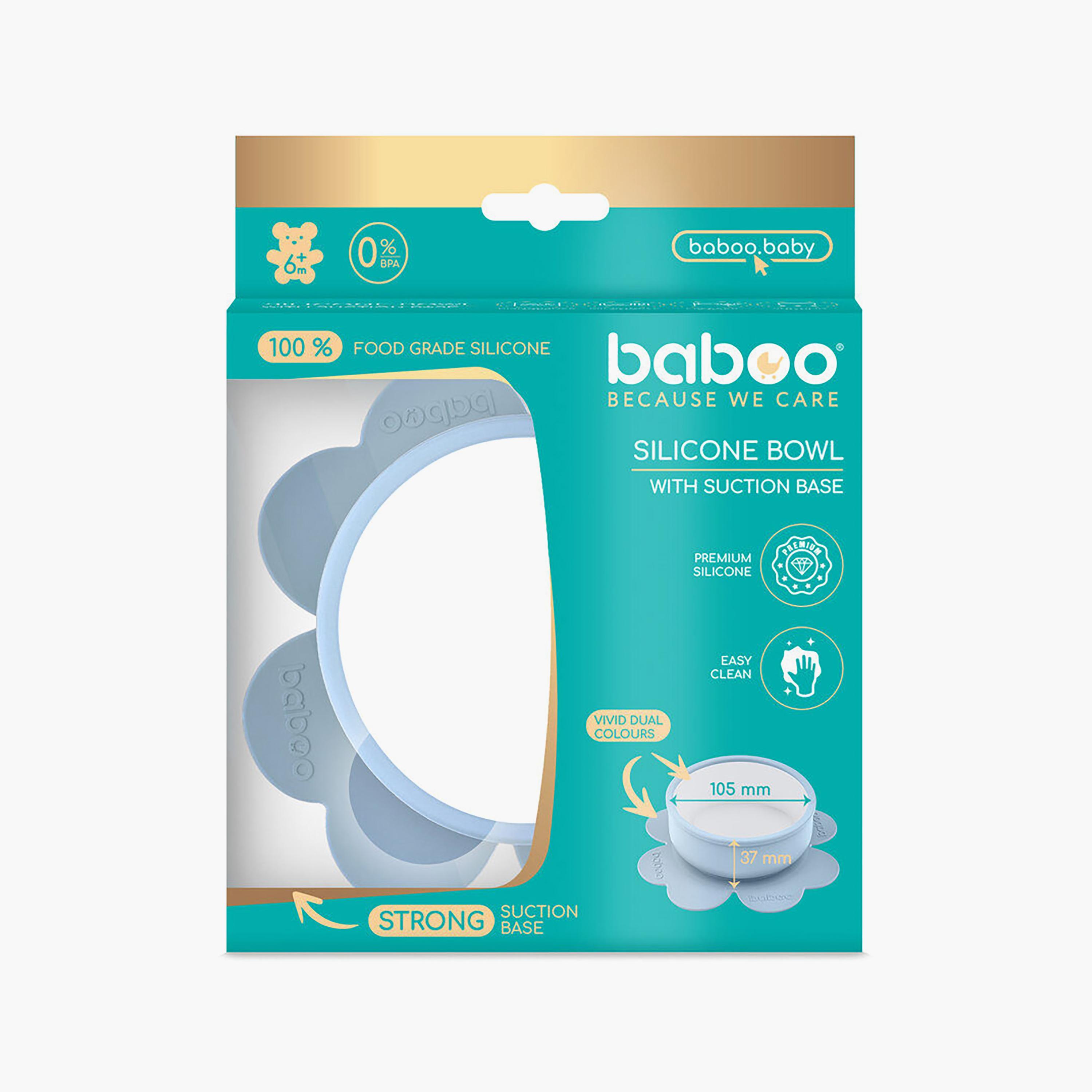 وعاء سيليكون بقاعدة شفط -6 أشهر + من بابو-baby-feeding-mealtimeessentials-image-5