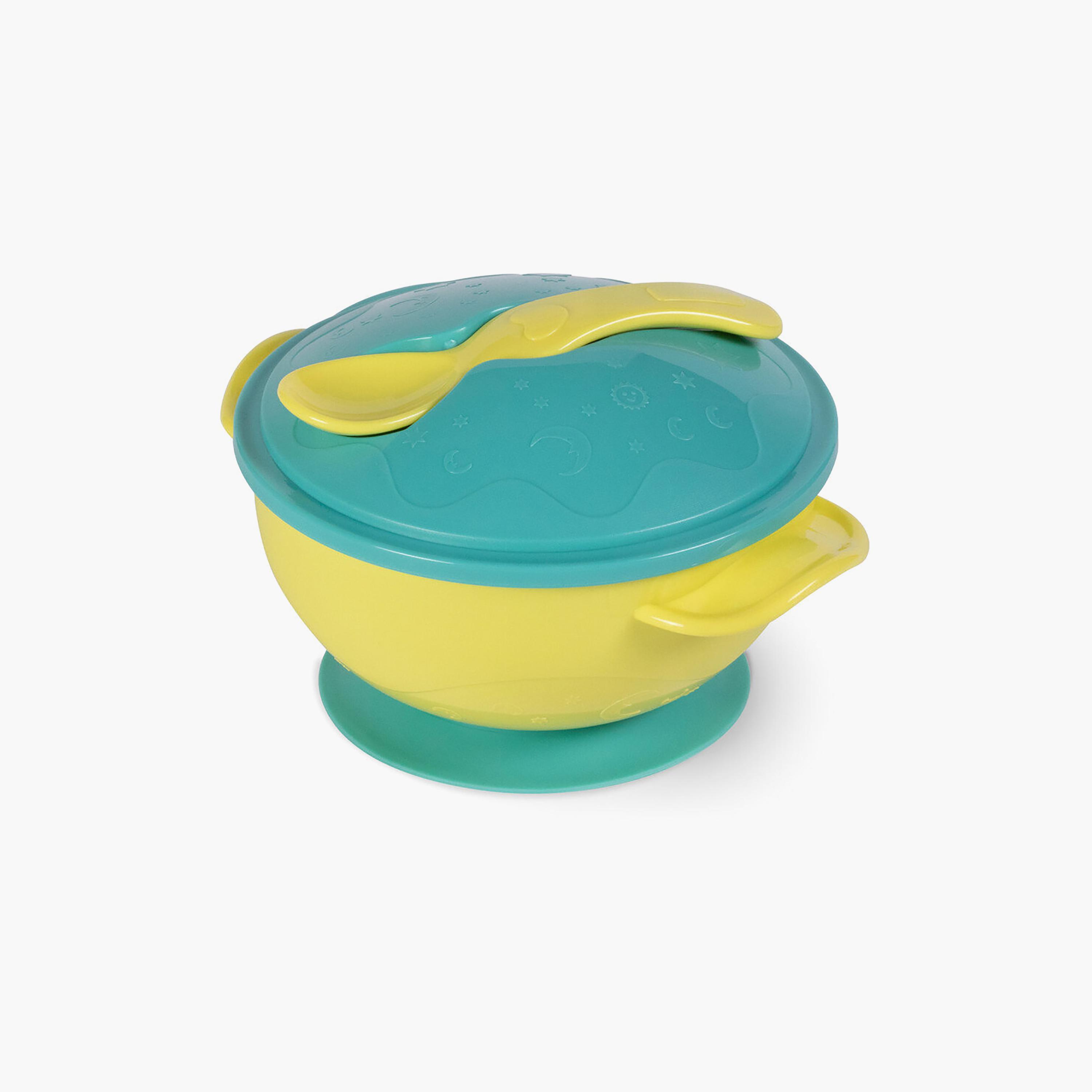 Baboo Feeding Bowl with Suction Base & Spoon Set - 6 Months+-baby-feeding-mealtimeessentials-image-1