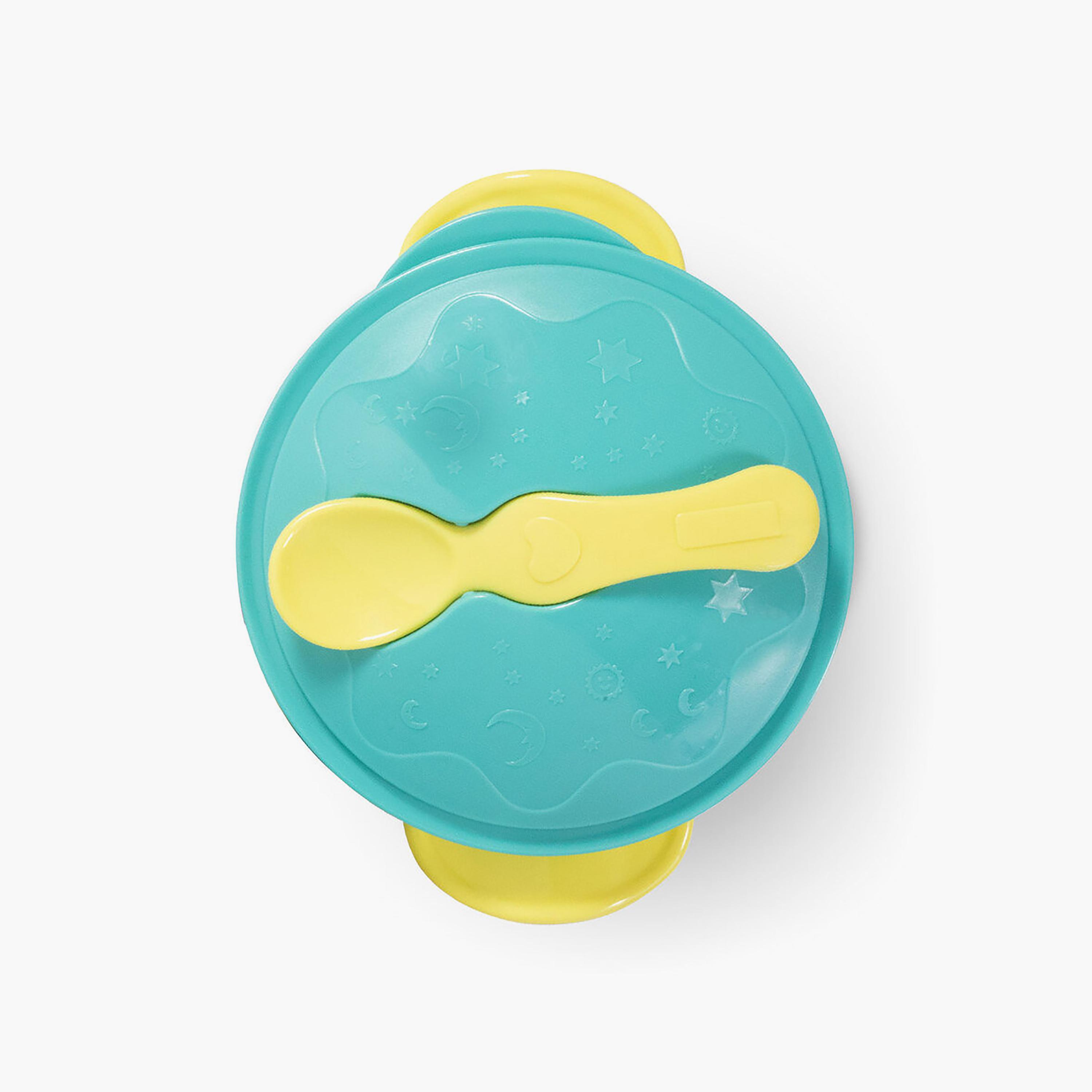 Baboo Feeding Bowl with Suction Base & Spoon Set - 6 Months+-baby-feeding-mealtimeessentials-image-2