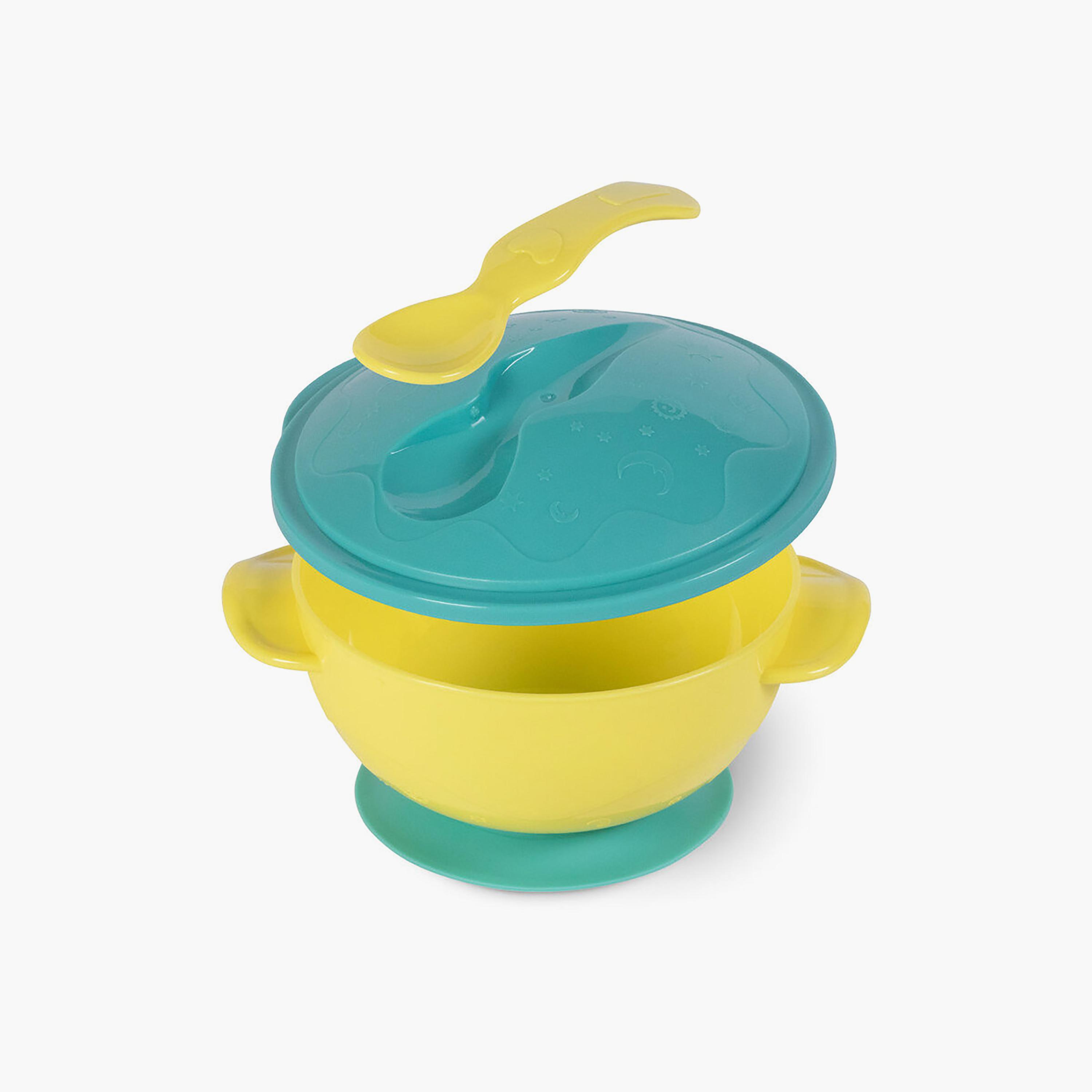 Baboo Feeding Bowl with Suction Base & Spoon Set - 6 Months+-baby-feeding-mealtimeessentials-image-3