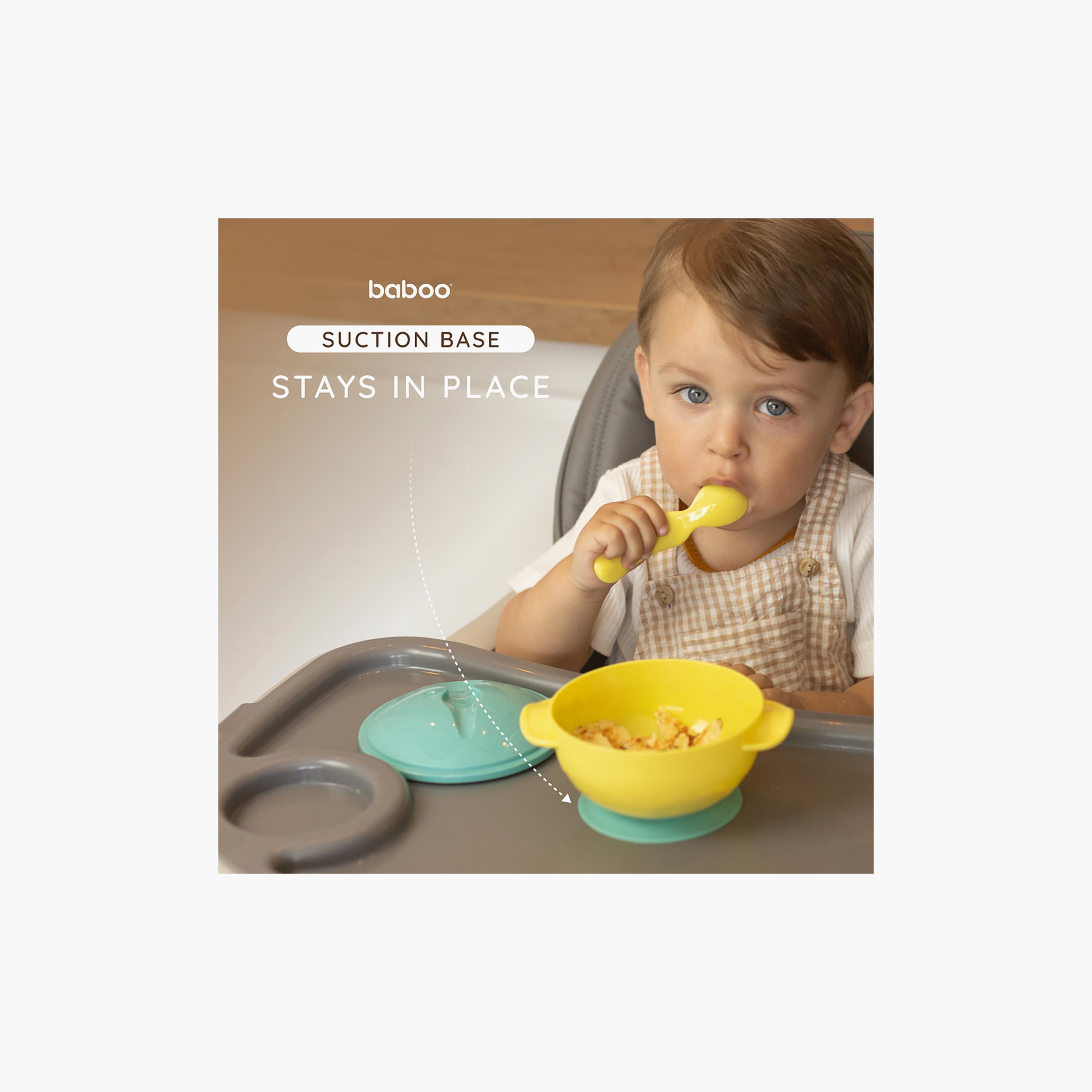 Baboo Feeding Bowl with Suction Base & Spoon Set - 6 Months+-baby-feeding-mealtimeessentials-image-6