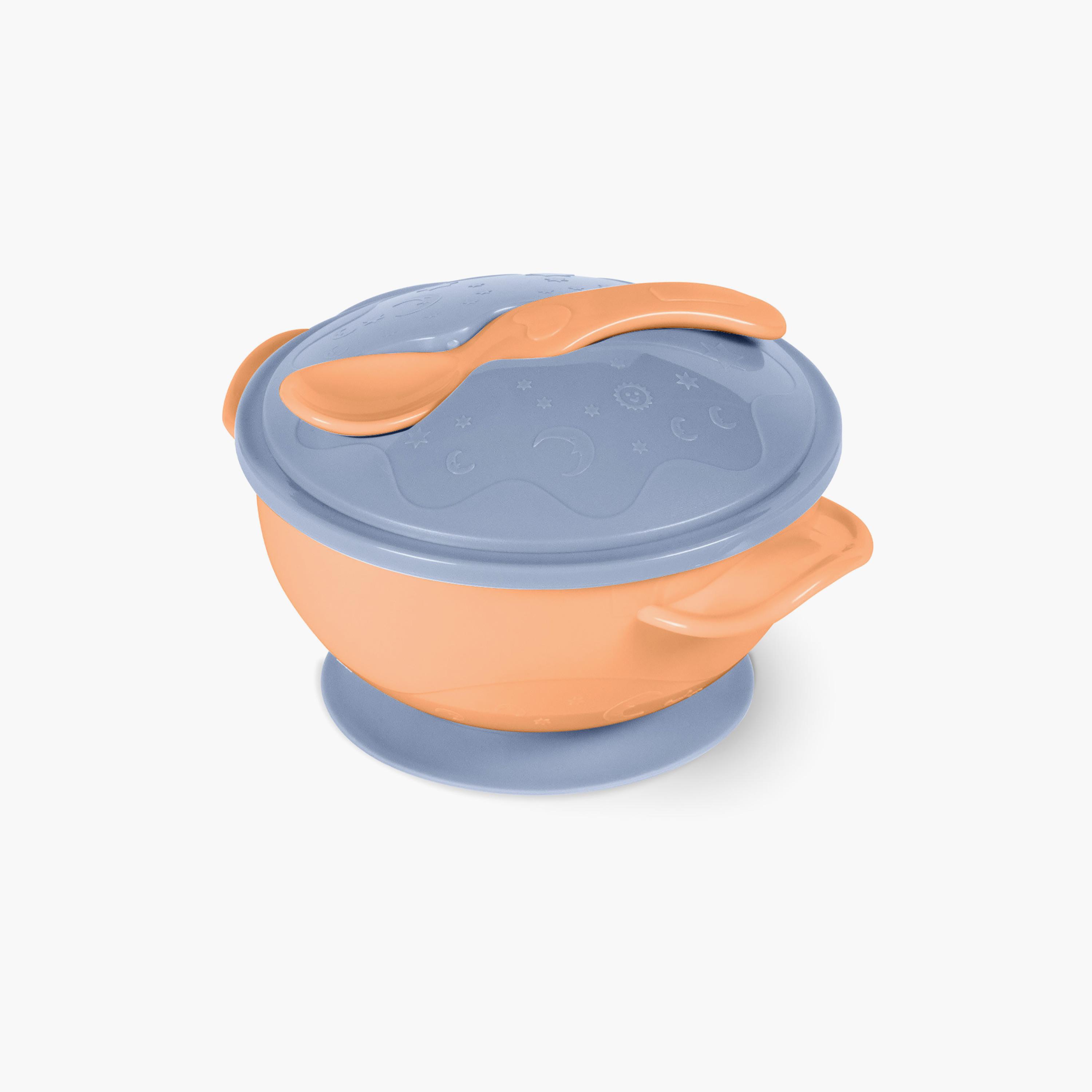 Baboo Feeding Bowl with Suction Base & Spoon Set - 6 Months+-baby-feeding-mealtimeessentials-image-1
