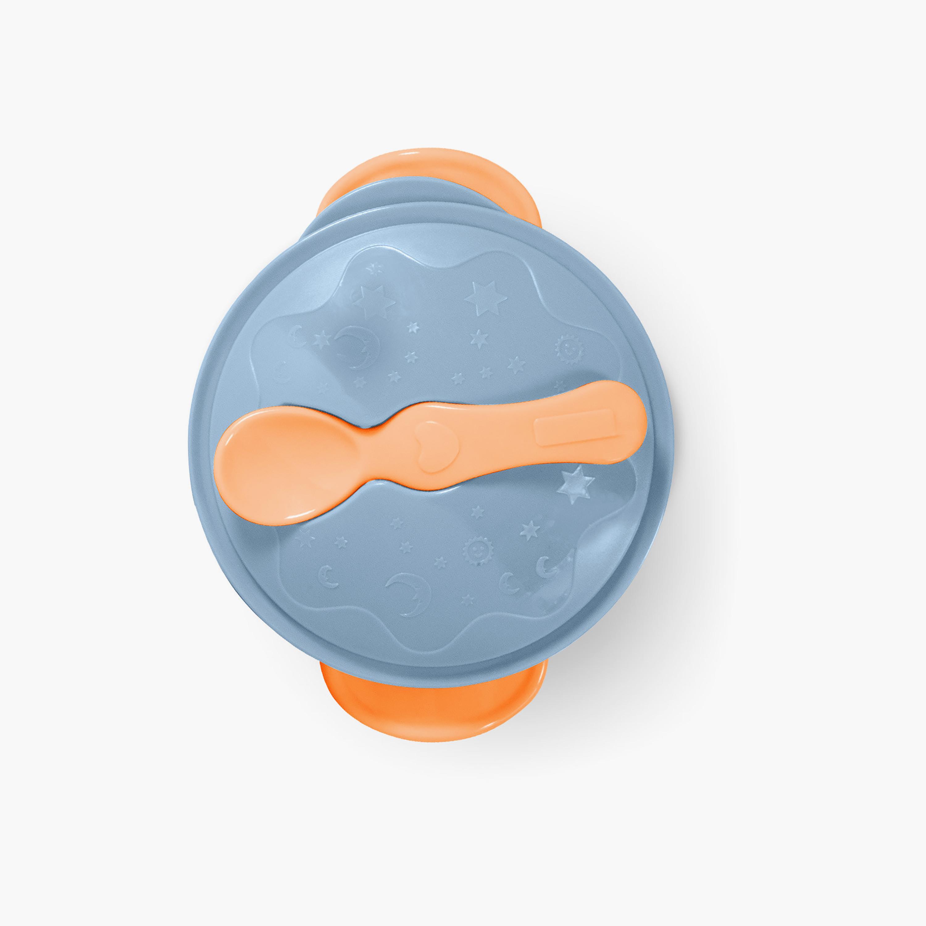 Baboo Feeding Bowl with Suction Base & Spoon Set - 6 Months+-baby-feeding-mealtimeessentials-image-2