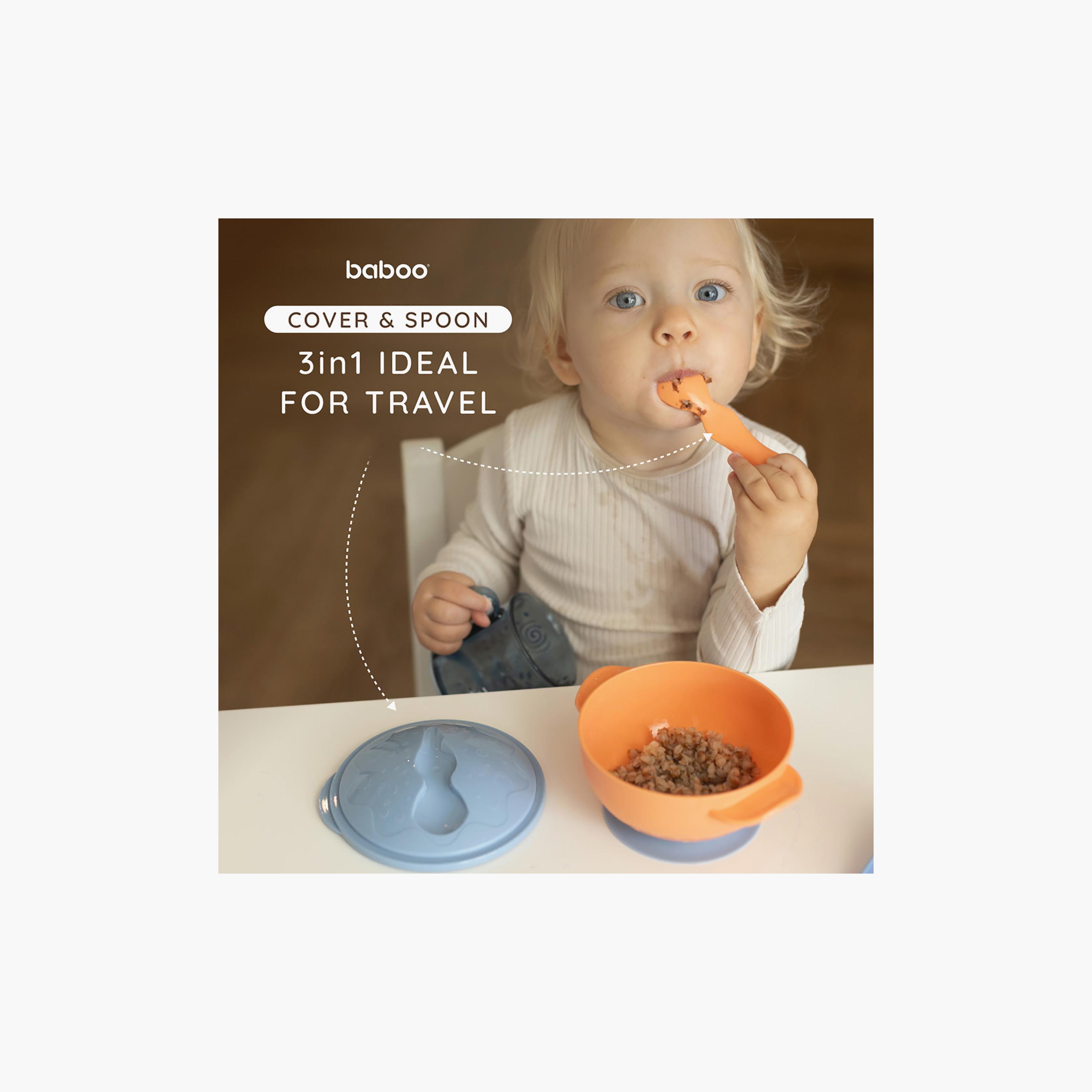 Baboo Feeding Bowl with Suction Base & Spoon Set - 6 Months+-baby-feeding-mealtimeessentials-image-6