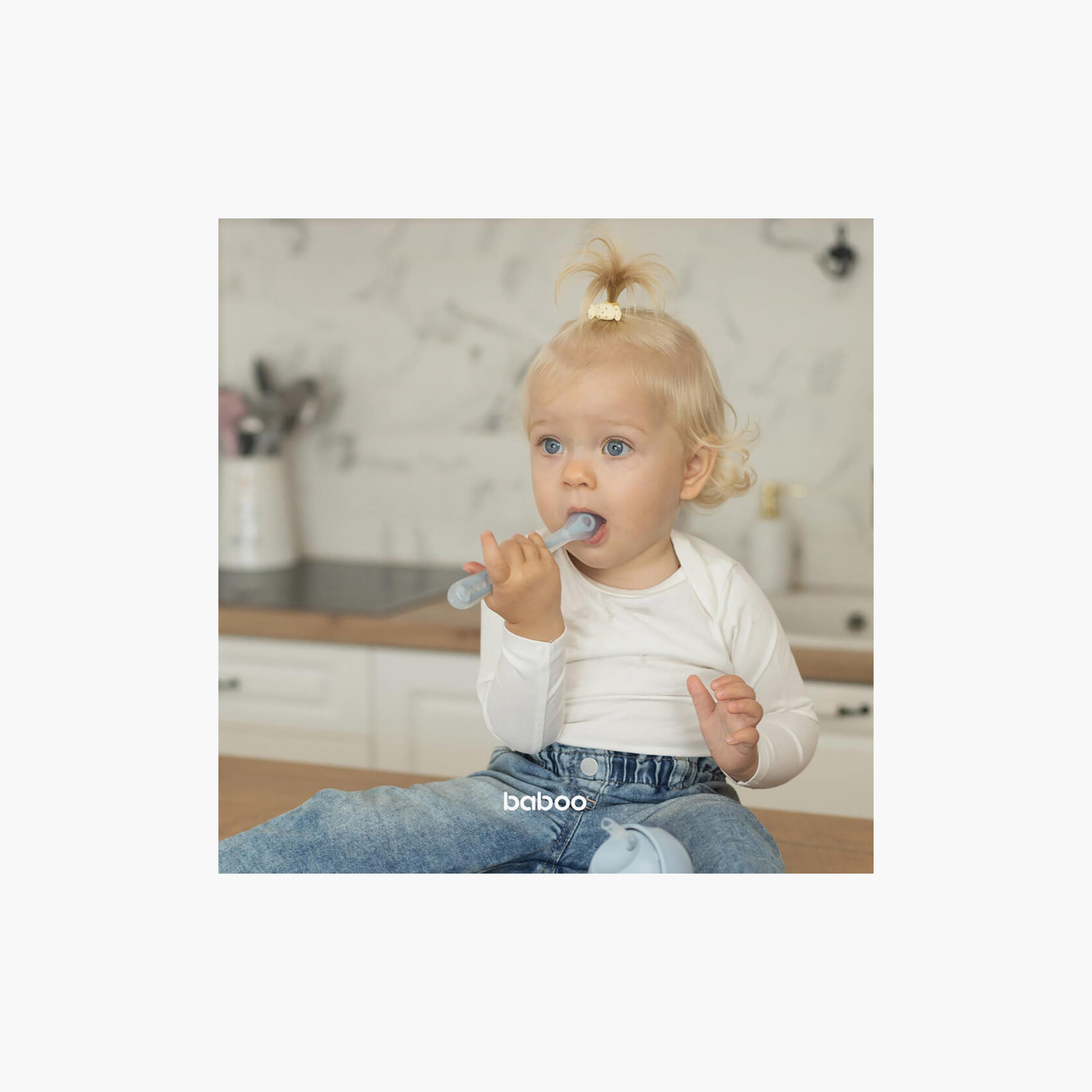 Baboo Silicone Spoon - 6 Months+-baby-feeding-mealtimeessentials-image-4