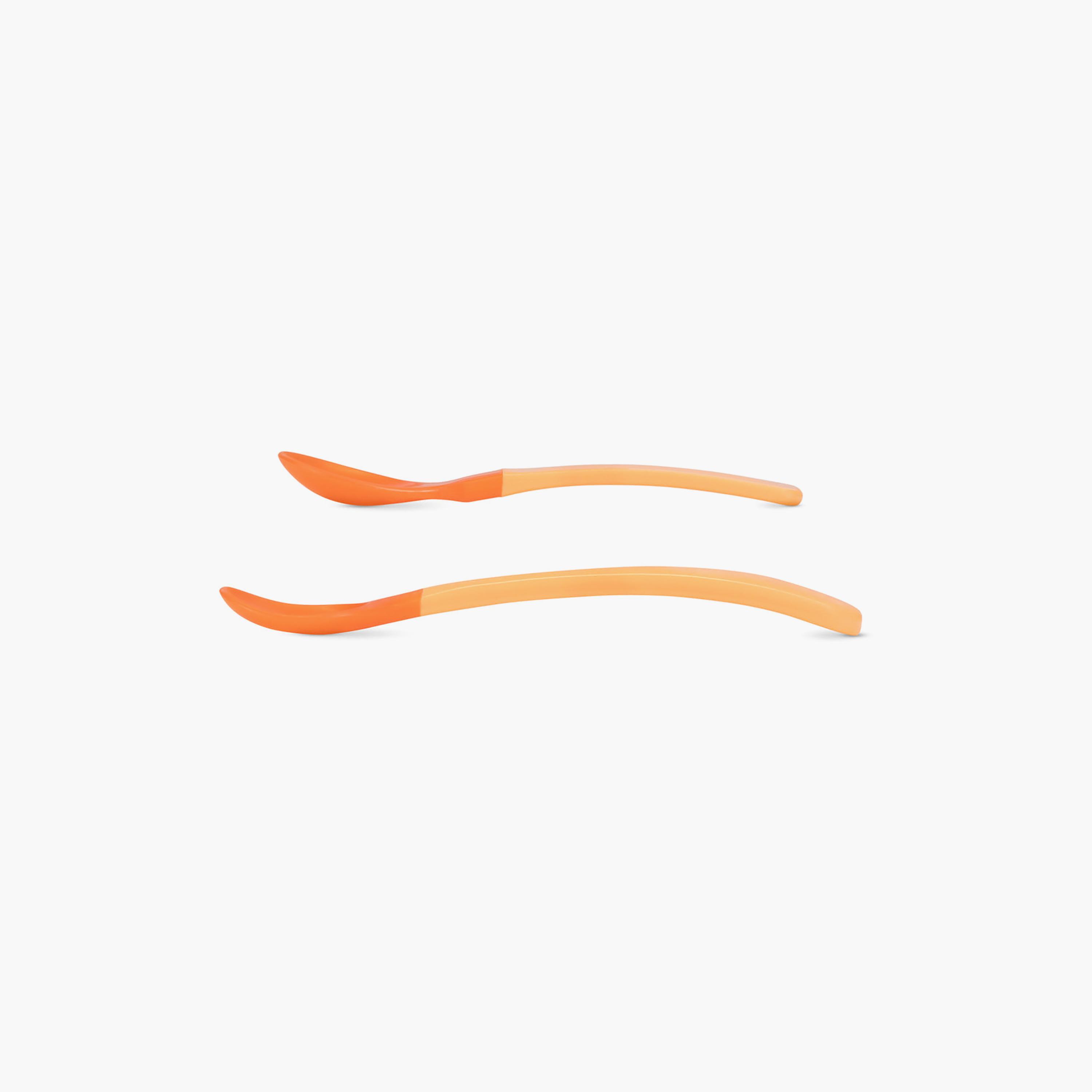 Baboo 2-Piece Heat Sensitive Spoons - Peachy Keen - 4 Months+-baby-feeding-mealtimeessentials-image-3