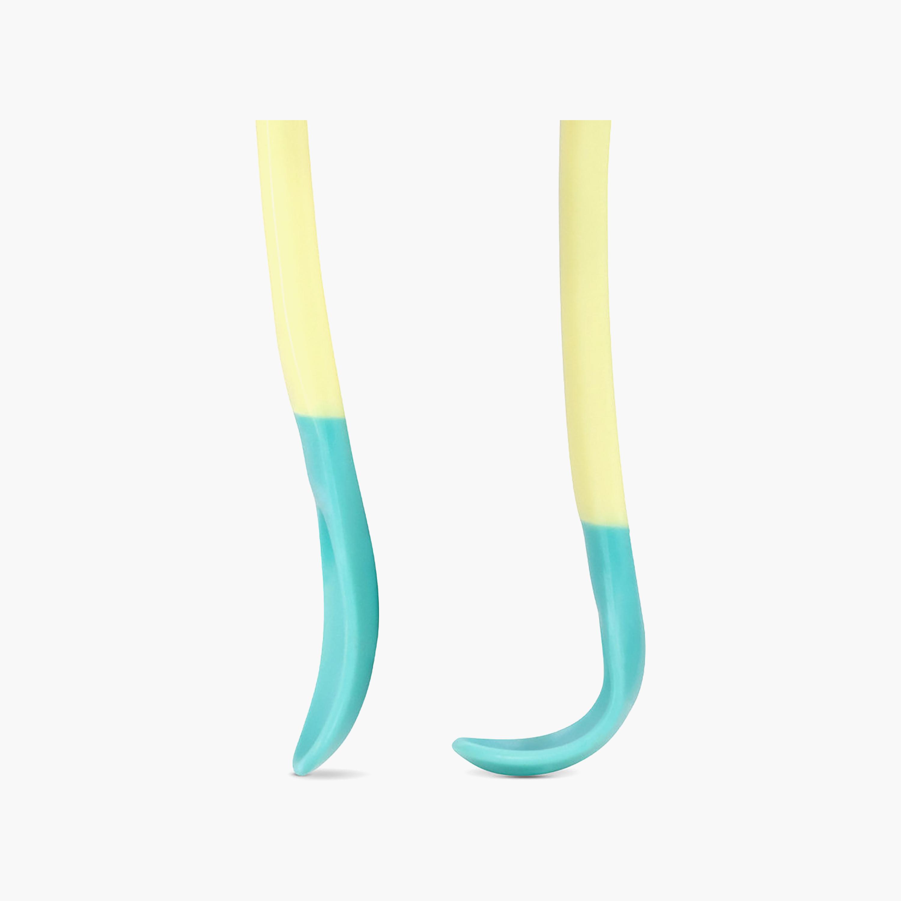 Baboo 2-Piece Soft-Tip Silicone Weaning Spoons - 4 Months+-baby-feeding-mealtimeessentials-image-2