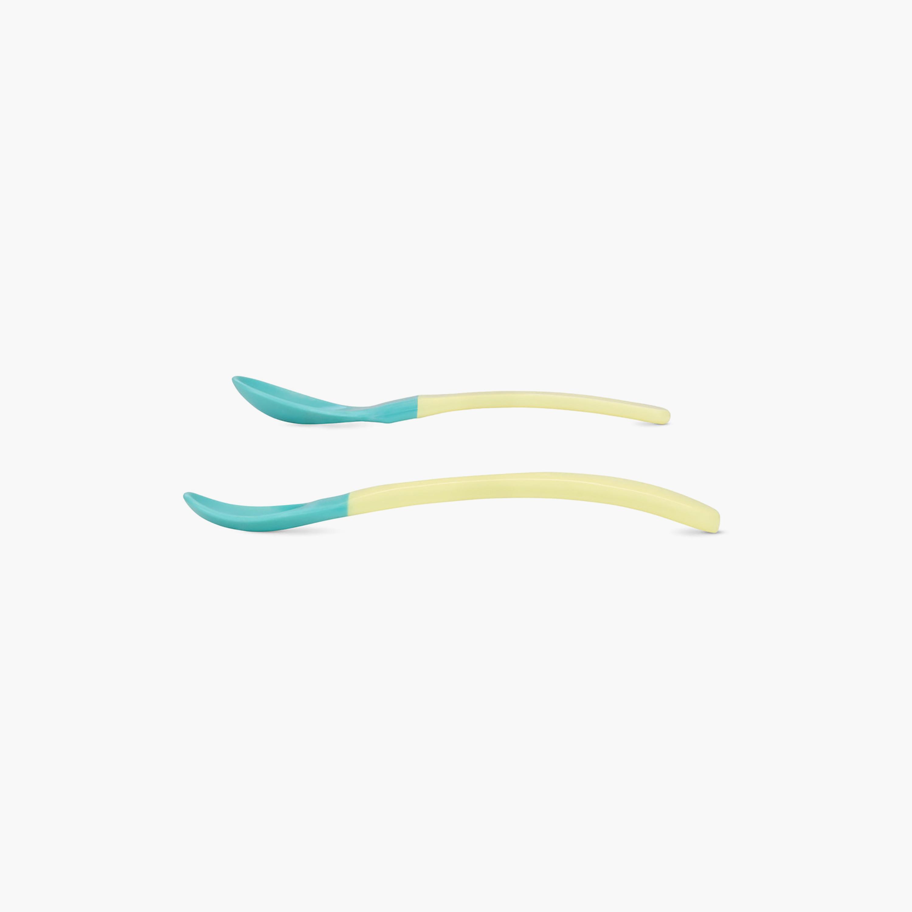 Baboo 2-Piece Soft-Tip Silicone Weaning Spoons - 4 Months+-baby-feeding-mealtimeessentials-image-3