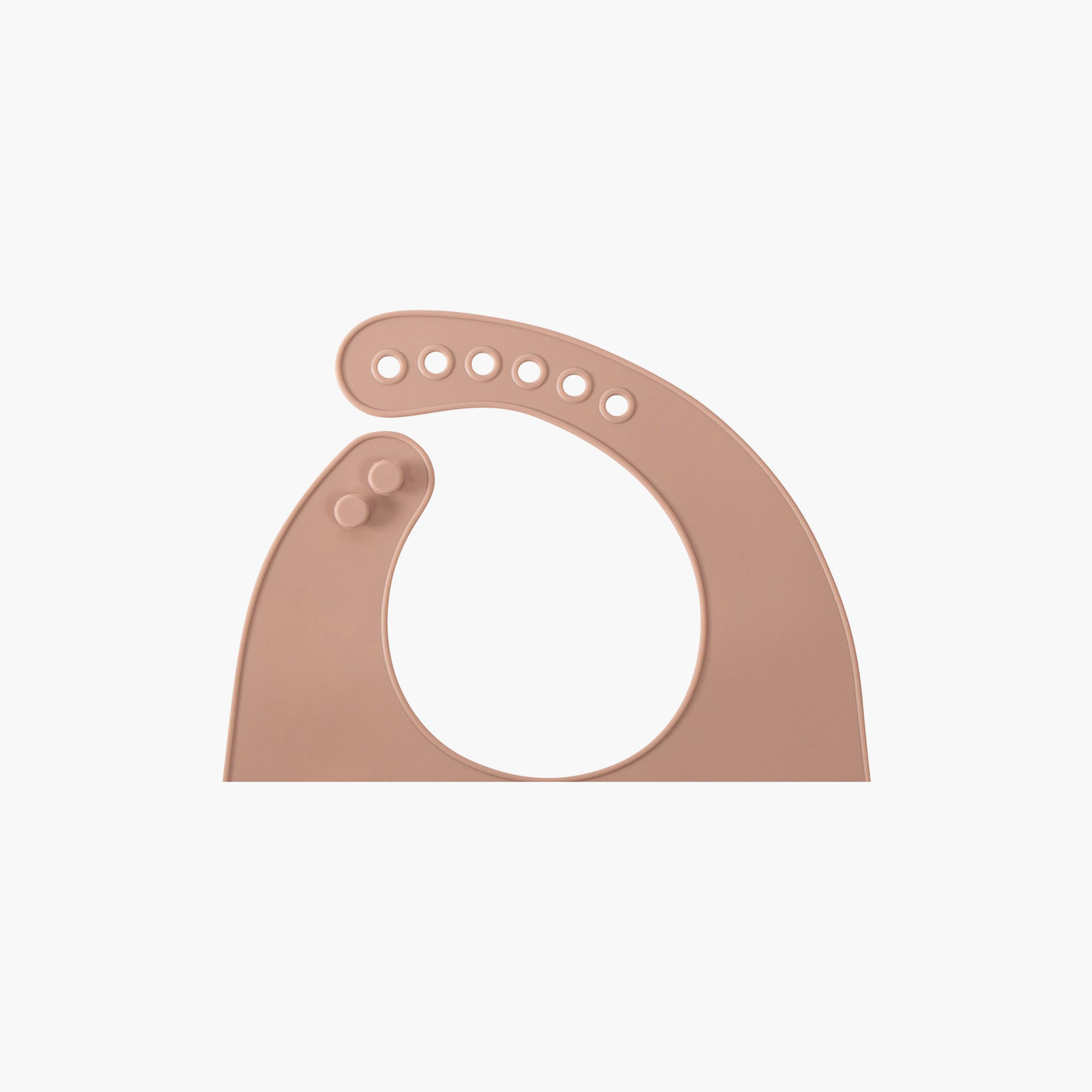 Baboo Silicone Bib - Au Naturale - 4 Months+-baby-feeding-bibs-image-3