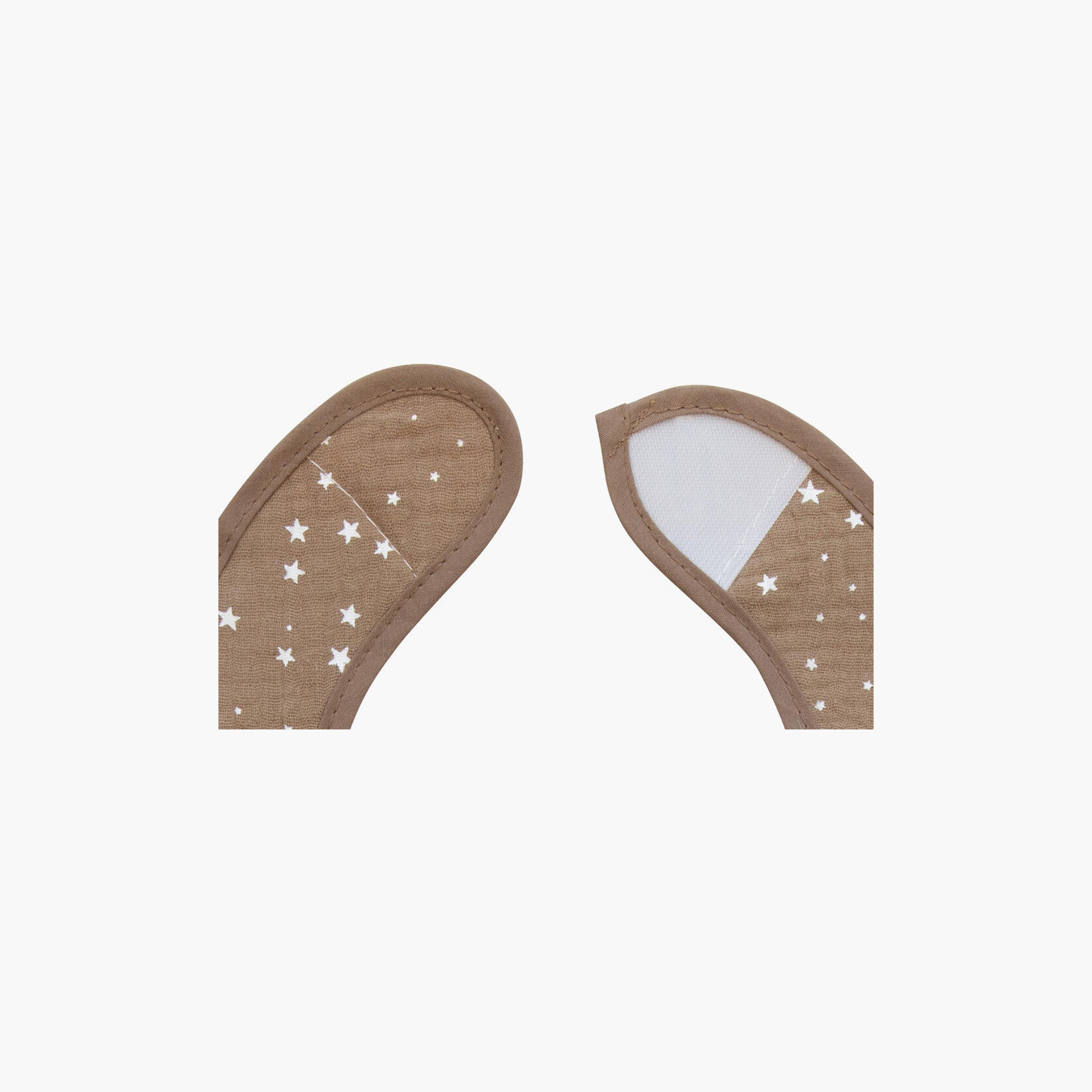 Baboo 2-Piece Double Layer Muslin Waterproof Bib Set - Au Naturale - 0 Months+-baby-feeding-bibs-image-5